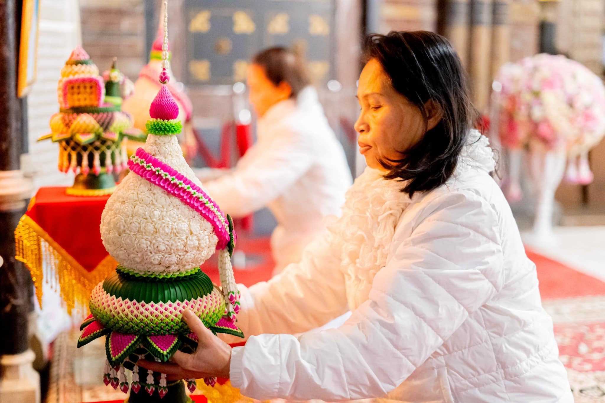วัดพระธรรมกายเนเธอร์แลนด์ จัดงานวันมหาปูชนียาจารย์ และพิธีบูชาข้าวพระ