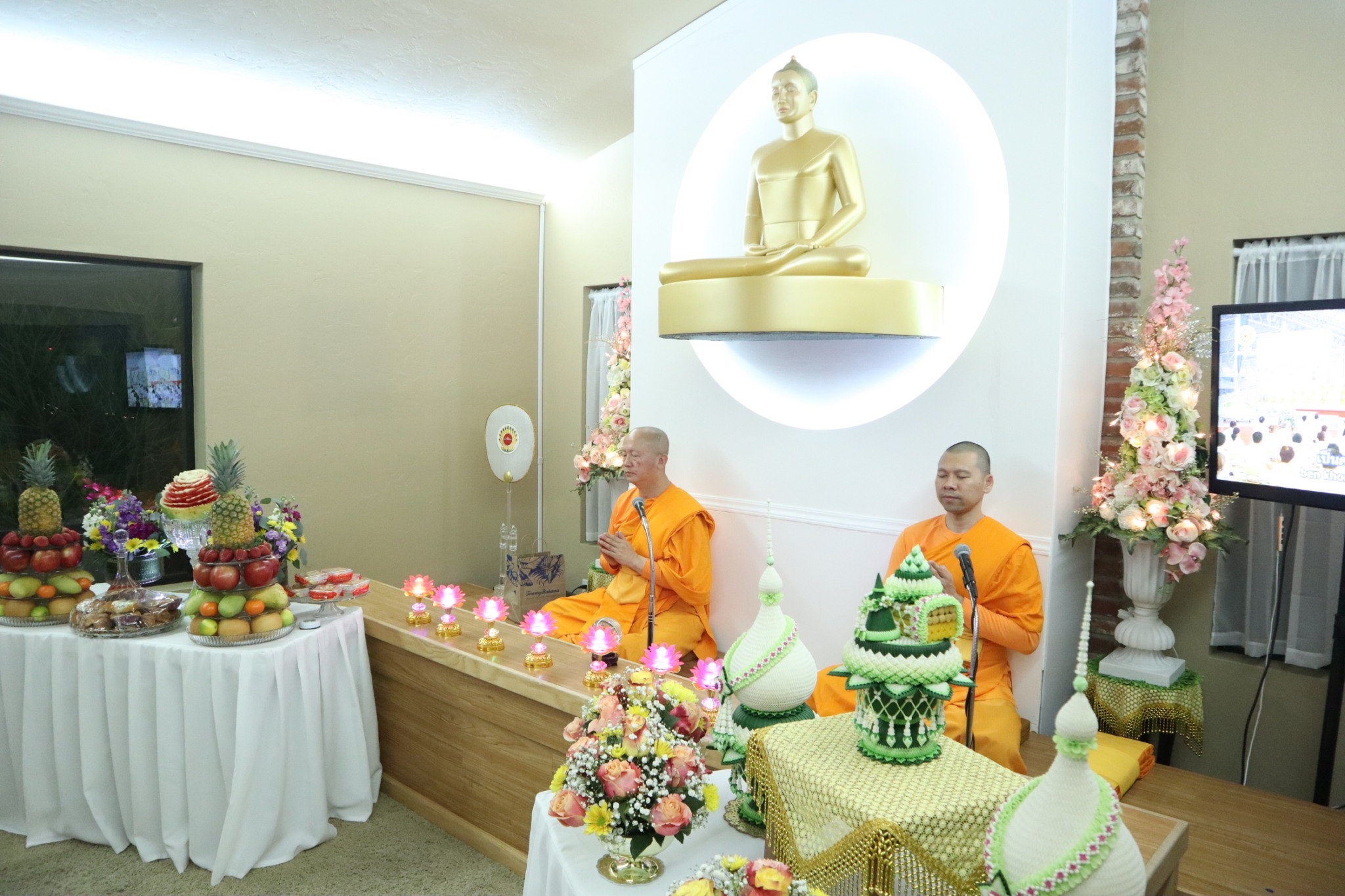 วัดภาวนาซานดิเอโก จัดงานบุญบูชาข้าวพระ