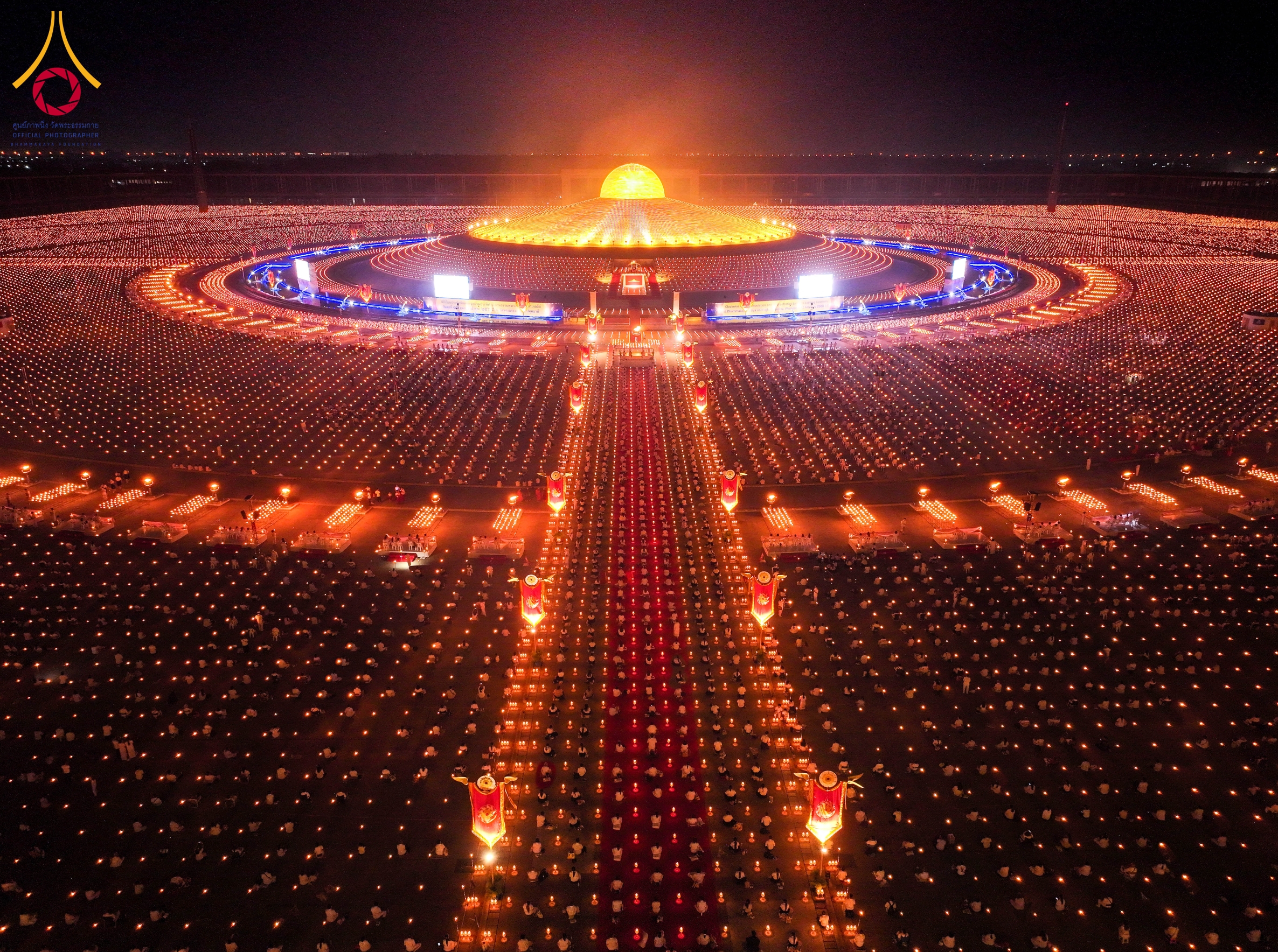 วัดพระธรรมกาย จัดงานบุญวันมาฆบูชา