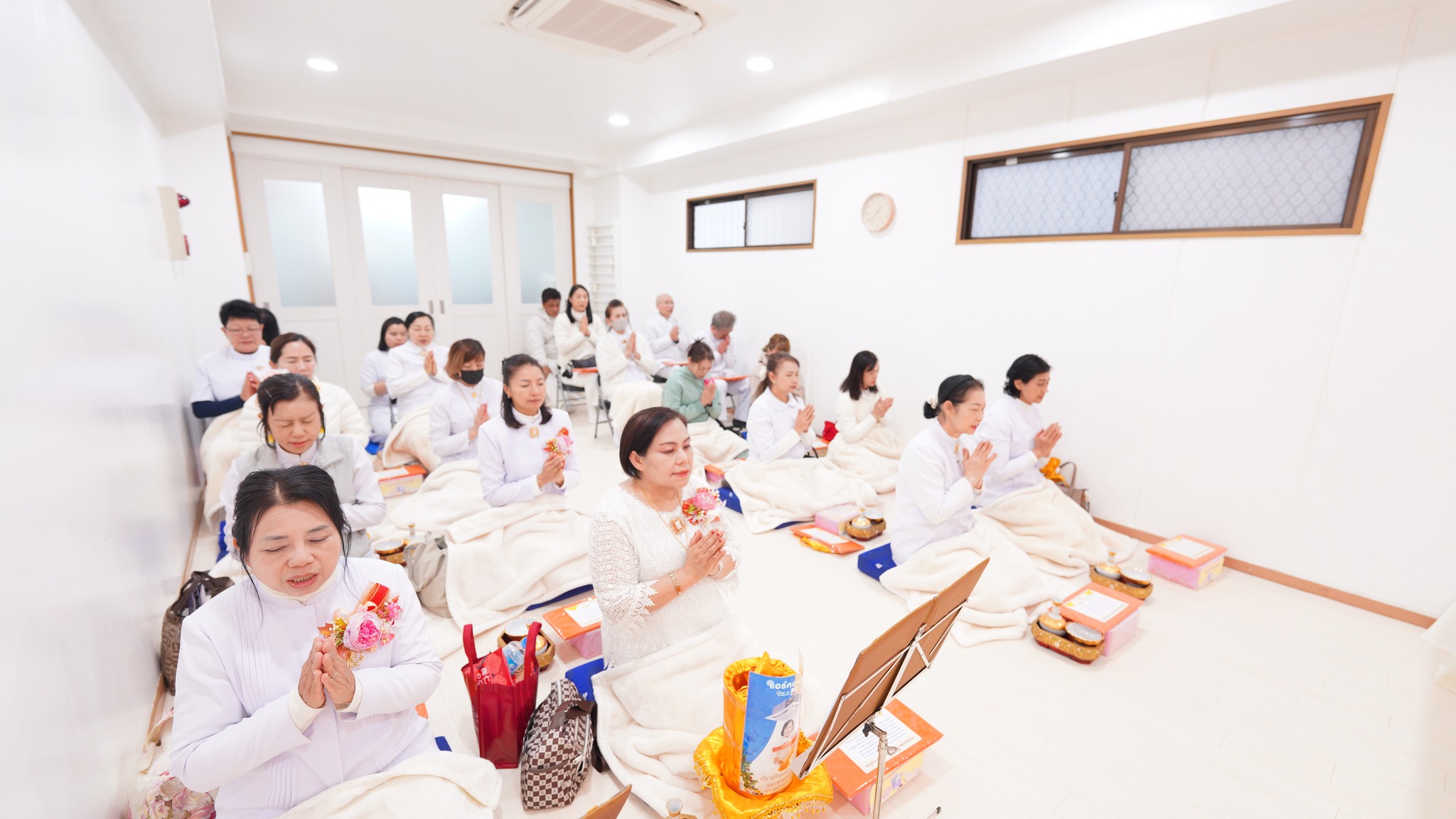 วัดพระธรรมกายโอซาก้า จัดงานบุญเนื่องในวันมาฆบูชา