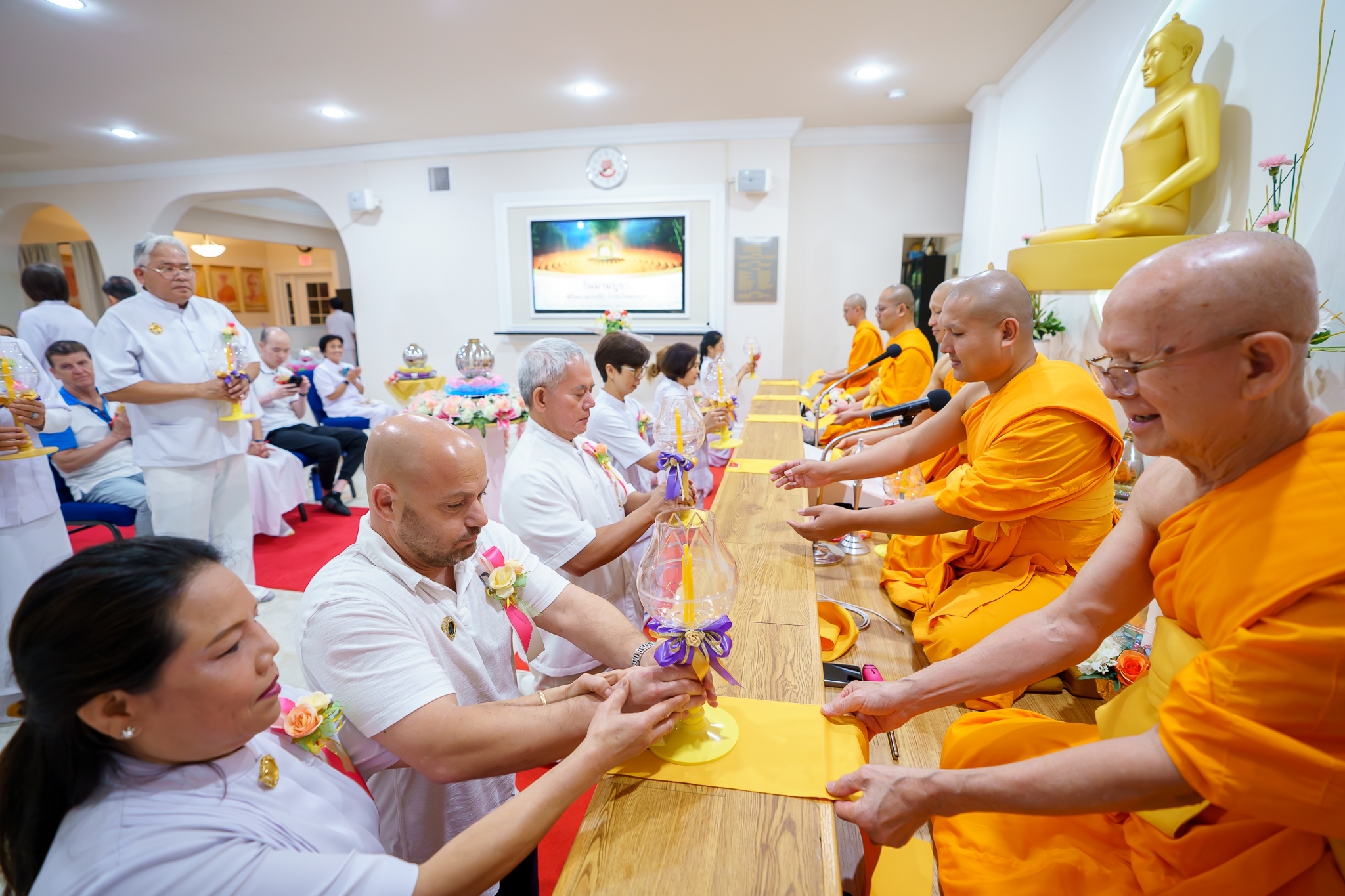 วัดพระธรรมกายปาล์มบีช จัดงานบุญวันมาฆบูชา