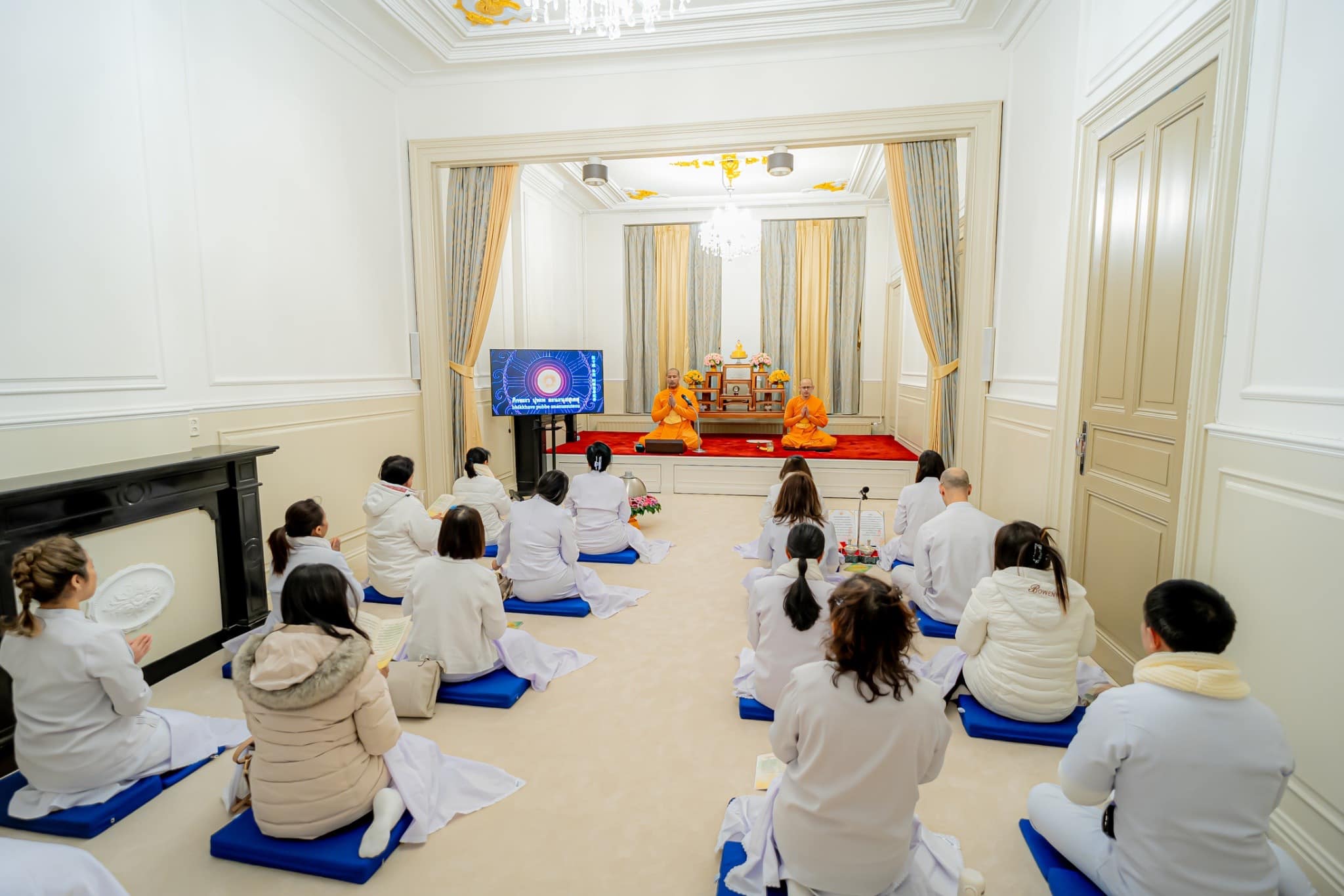 วัดพระธรรมกายเนเธอร์แลนด์ จัดงานบุญวันมาฆบูชา
