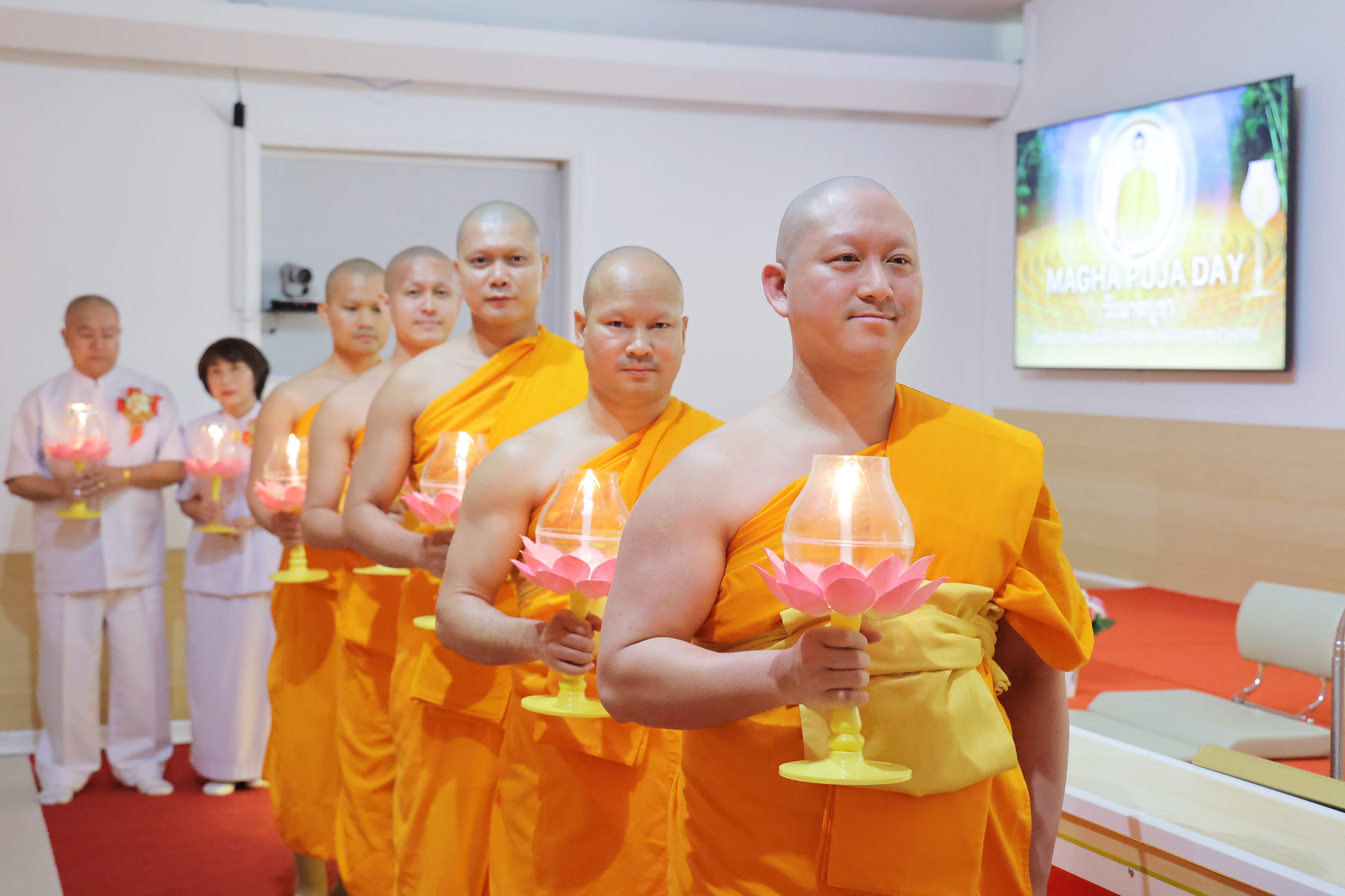 วัดพระธรรมกายจอร์เจีย จัดงานบุญวันมาฆบูชา
