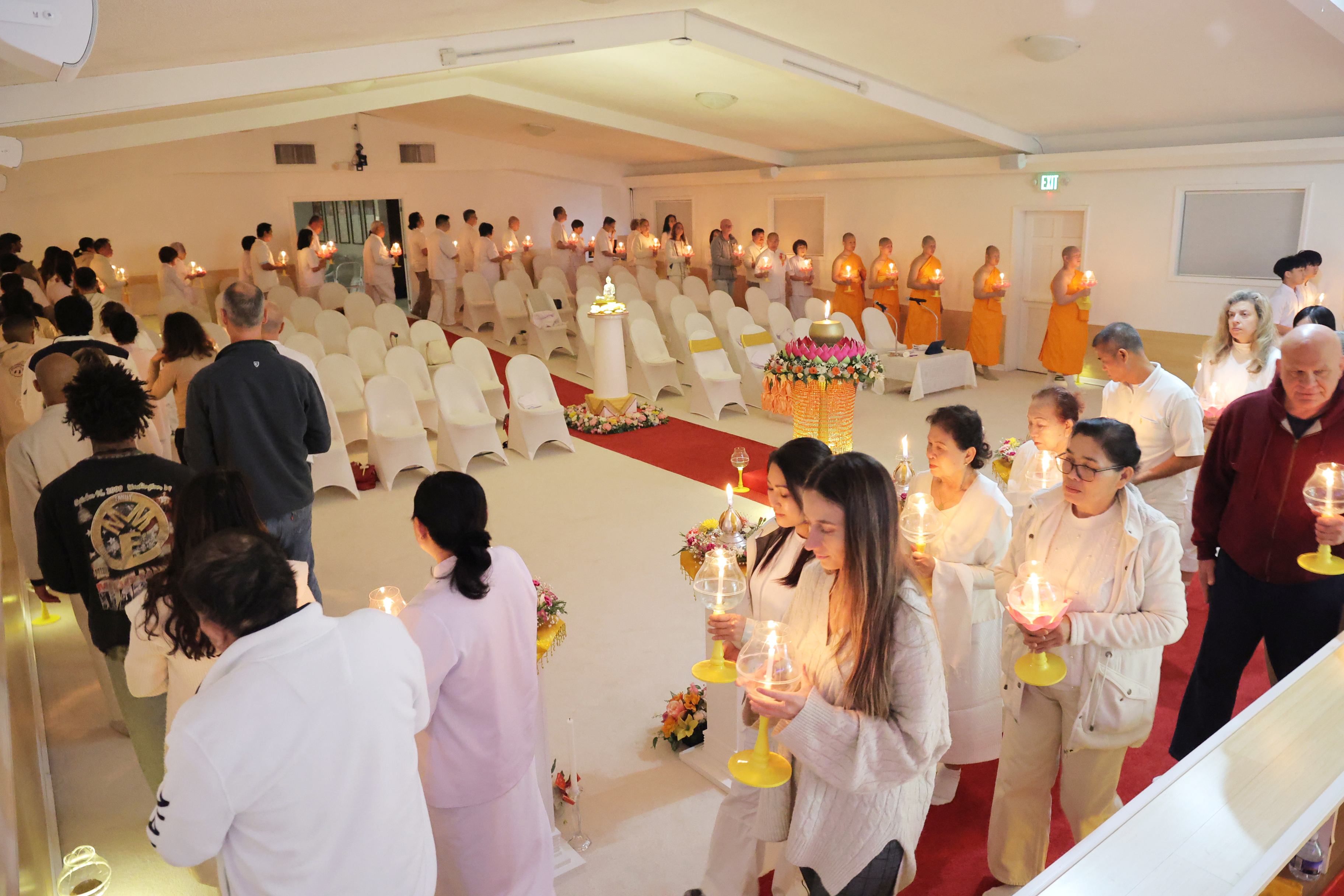 วัดพระธรรมกายจอร์เจีย จัดงานบุญวันมาฆบูชา