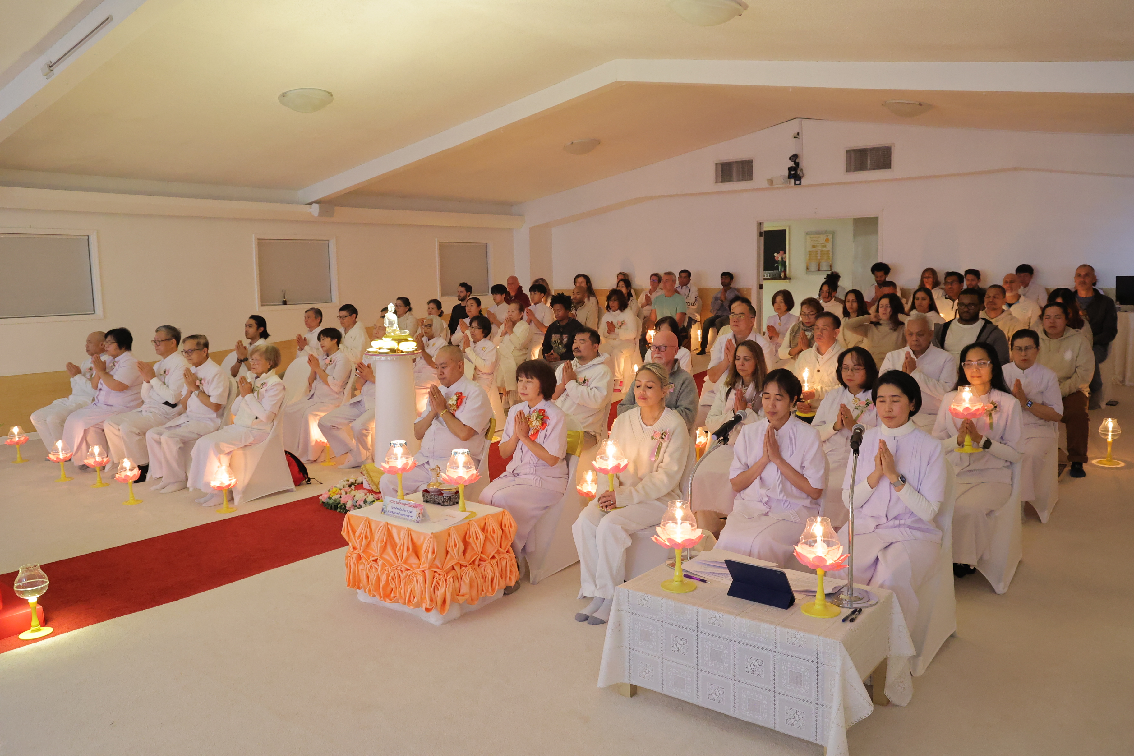 วัดพระธรรมกายจอร์เจีย จัดงานบุญวันมาฆบูชา