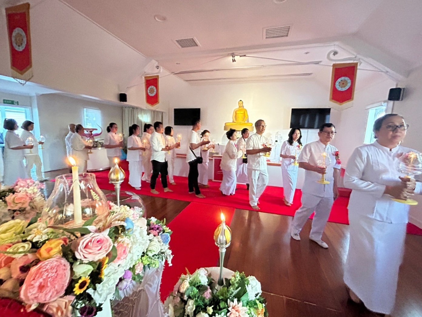 วัดพระธรรมกายโอ๊คแลนด์ จัดงานบุญวันมาฆบูชา