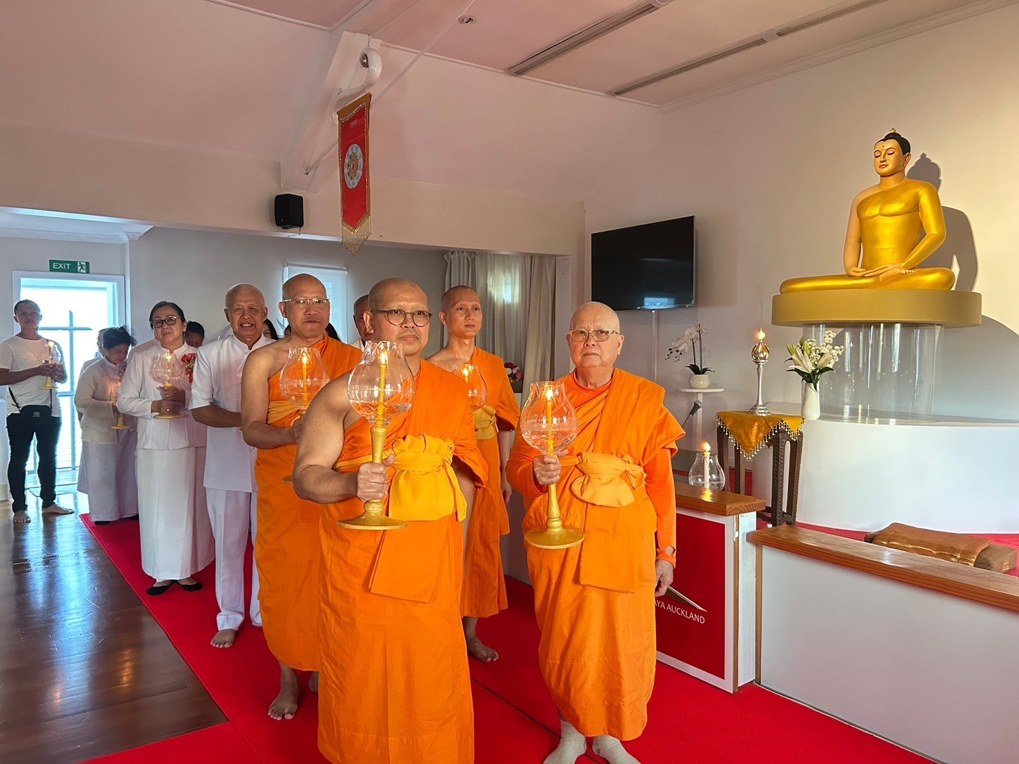 วัดพระธรรมกายโอ๊คแลนด์ จัดงานบุญวันมาฆบูชา