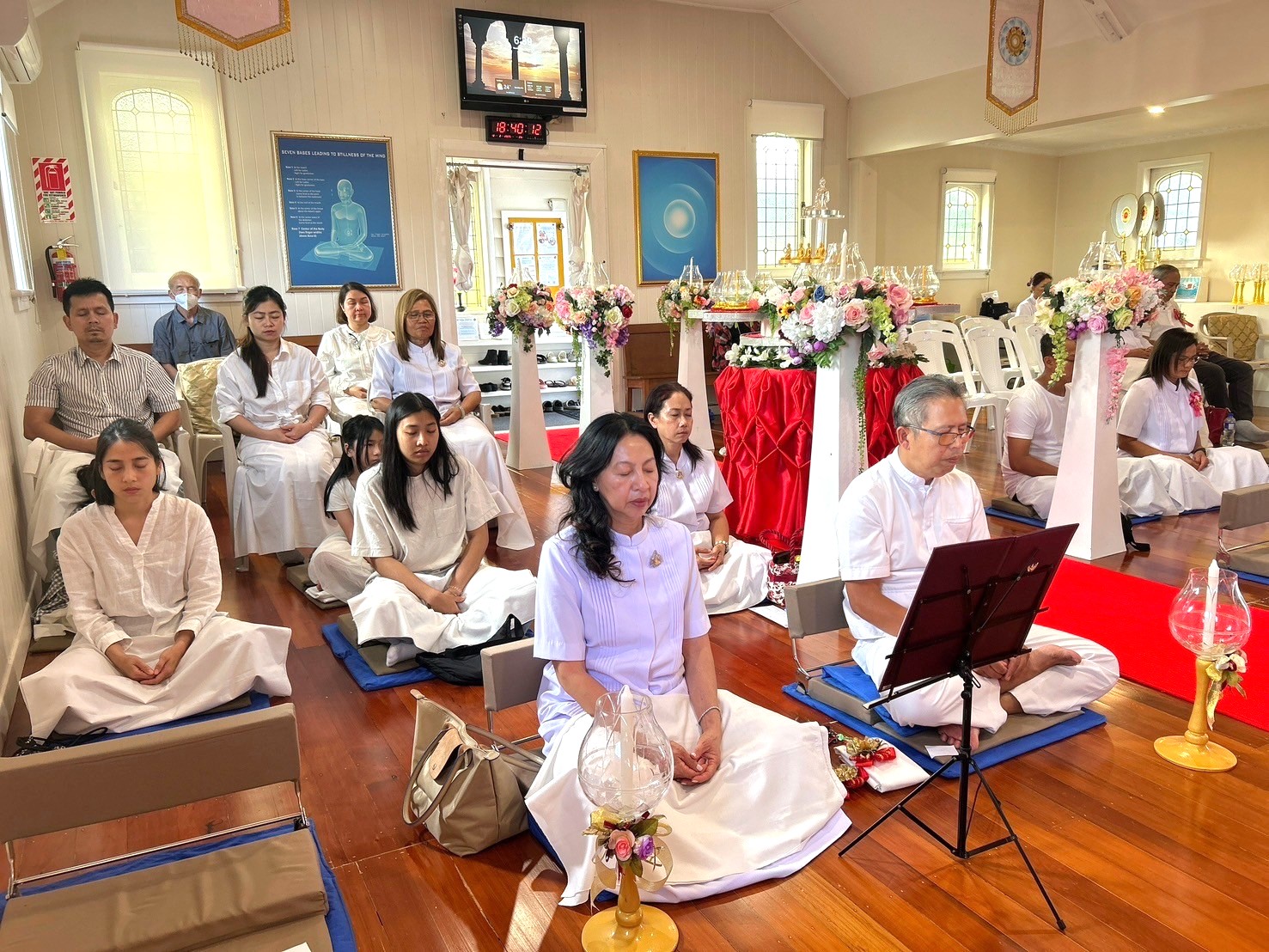 วัดพระธรรมกายโอ๊คแลนด์ จัดงานบุญวันมาฆบูชา