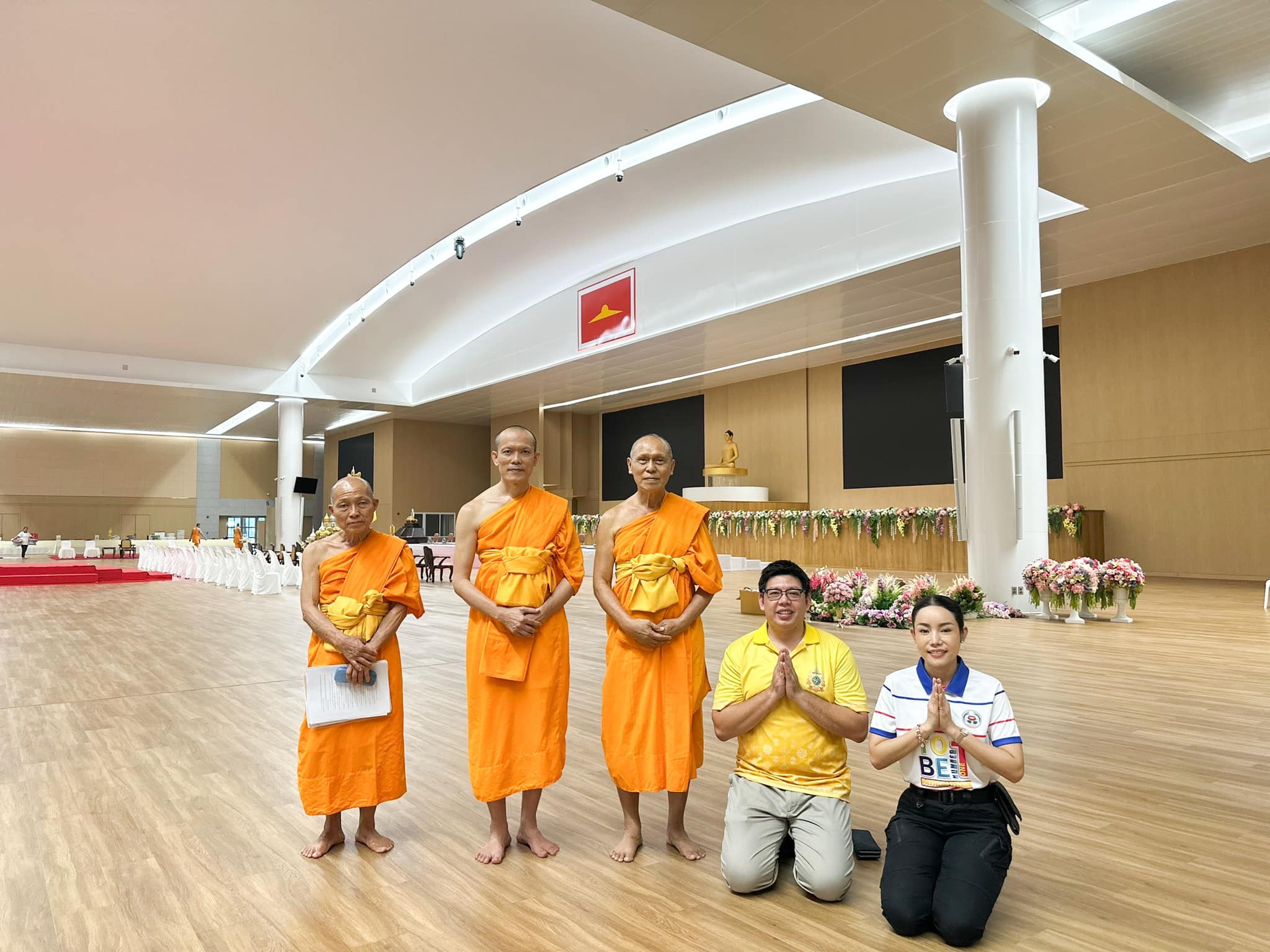 ผอ.พศจ.ปทุมฯ ตรวจความพร้อมพิธีถวายภัตตาหารพระราชทาน สนามสอบบาลีวัดพระธรรมกาย