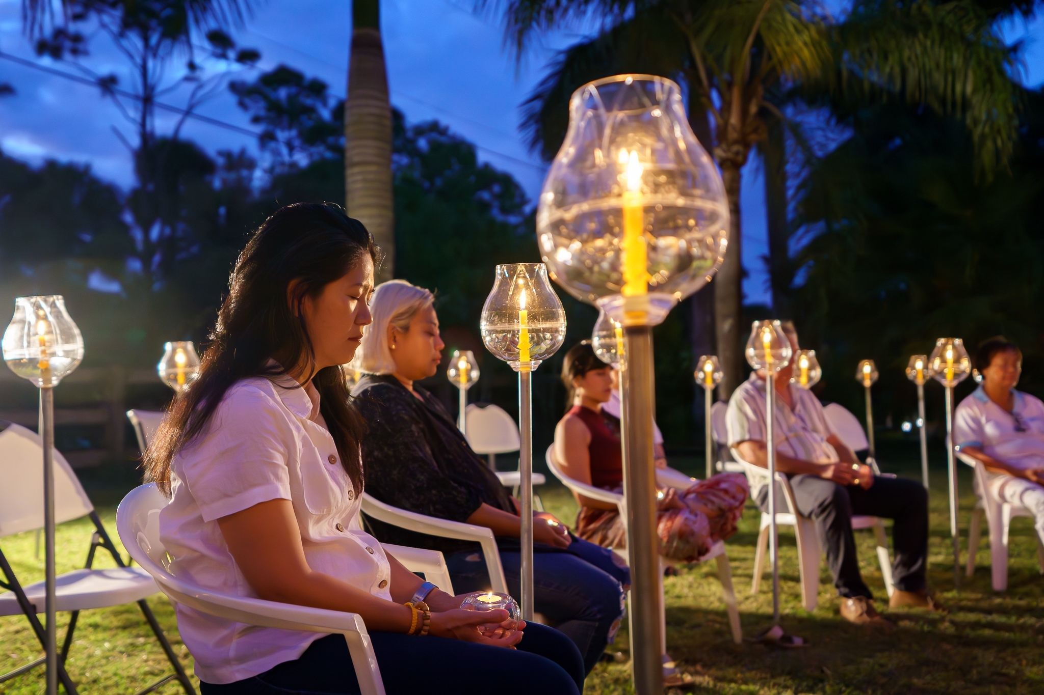 วัดพระธรรมกายปาล์มบีช จัดงาน Palm Beach Candle Lights