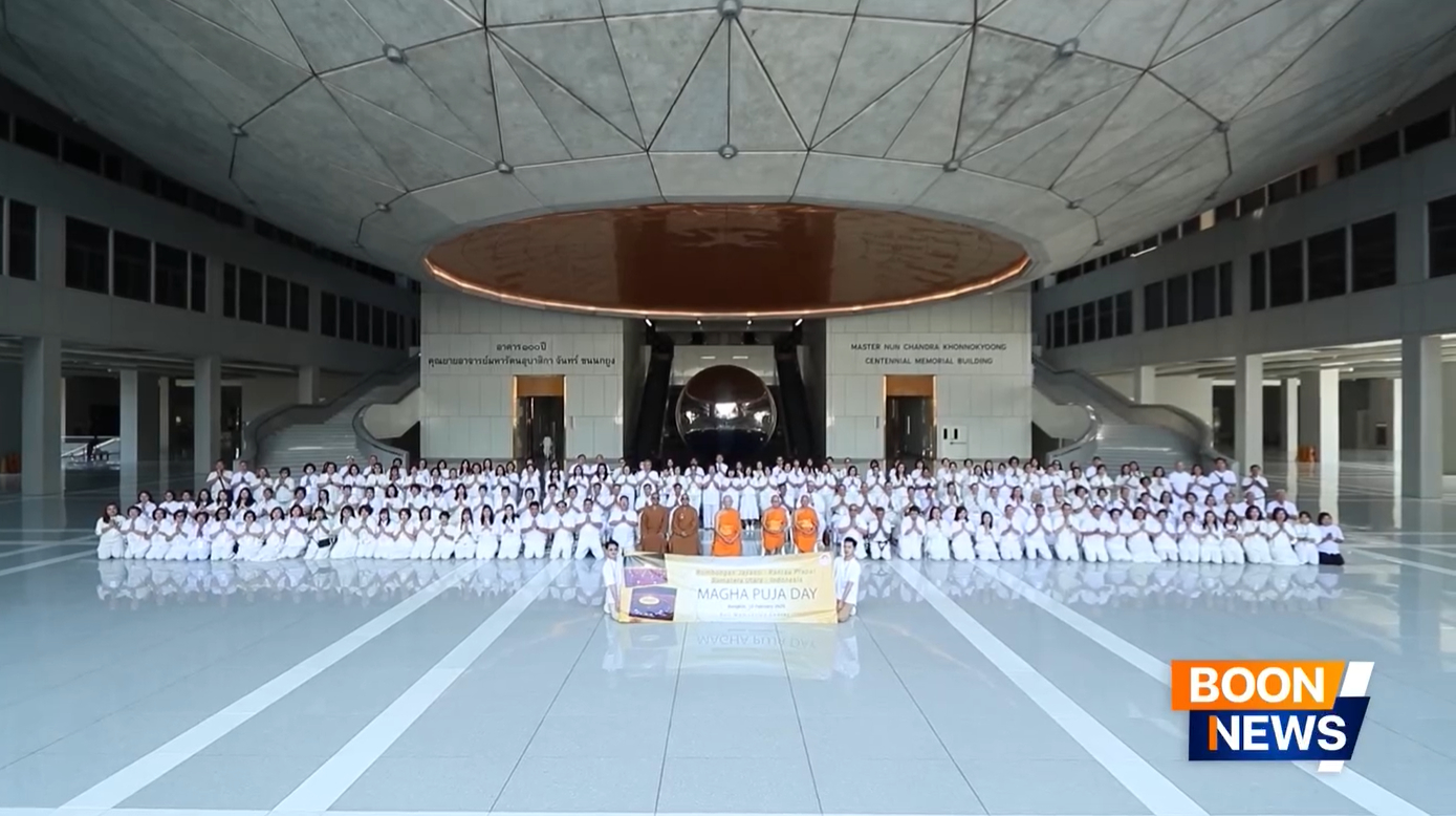 หลวงพ่อทัตตชีโว บรรยายธรรมและสอนการนั่งสมาธิแก่ชาวต่างชาติ ประเทศอินโดนีเซีย