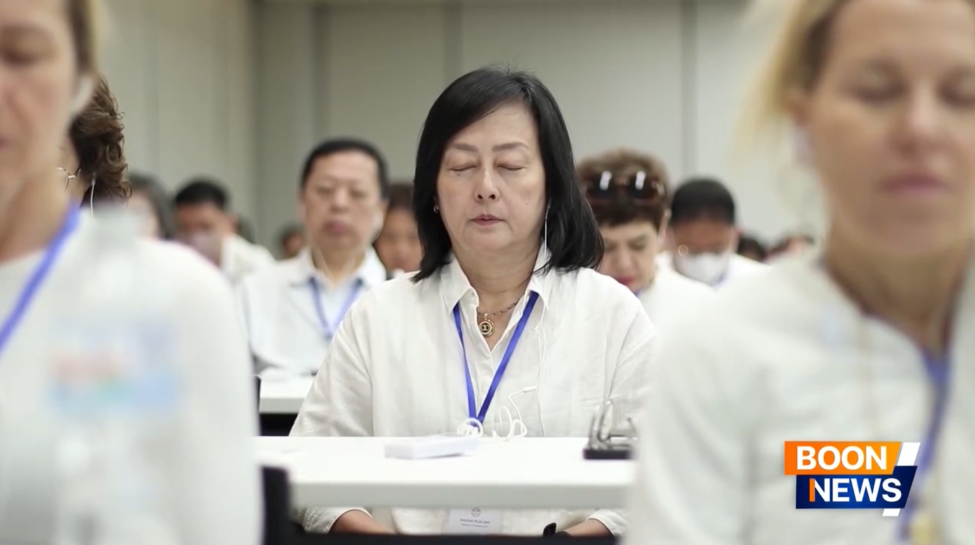 หลวงพ่อทัตตชีโว บรรยายธรรมและสอนการนั่งสมาธิแก่ชาวต่างชาติ ประเทศอินโดนีเซีย