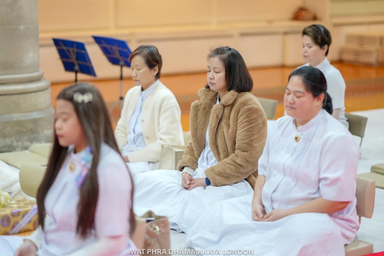 วัดพระธรรมกายลอนดอน จัดงานบุญวันมาฆบูชา