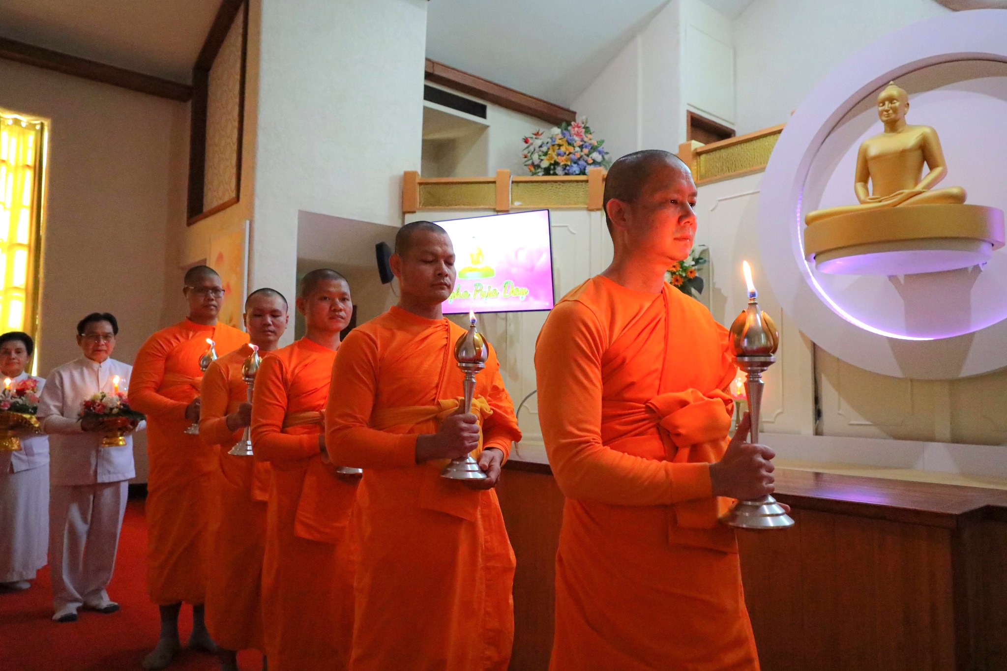 วัดพระธรรมกายแคนซัส จัดงานบุญวันมาฆบูชา