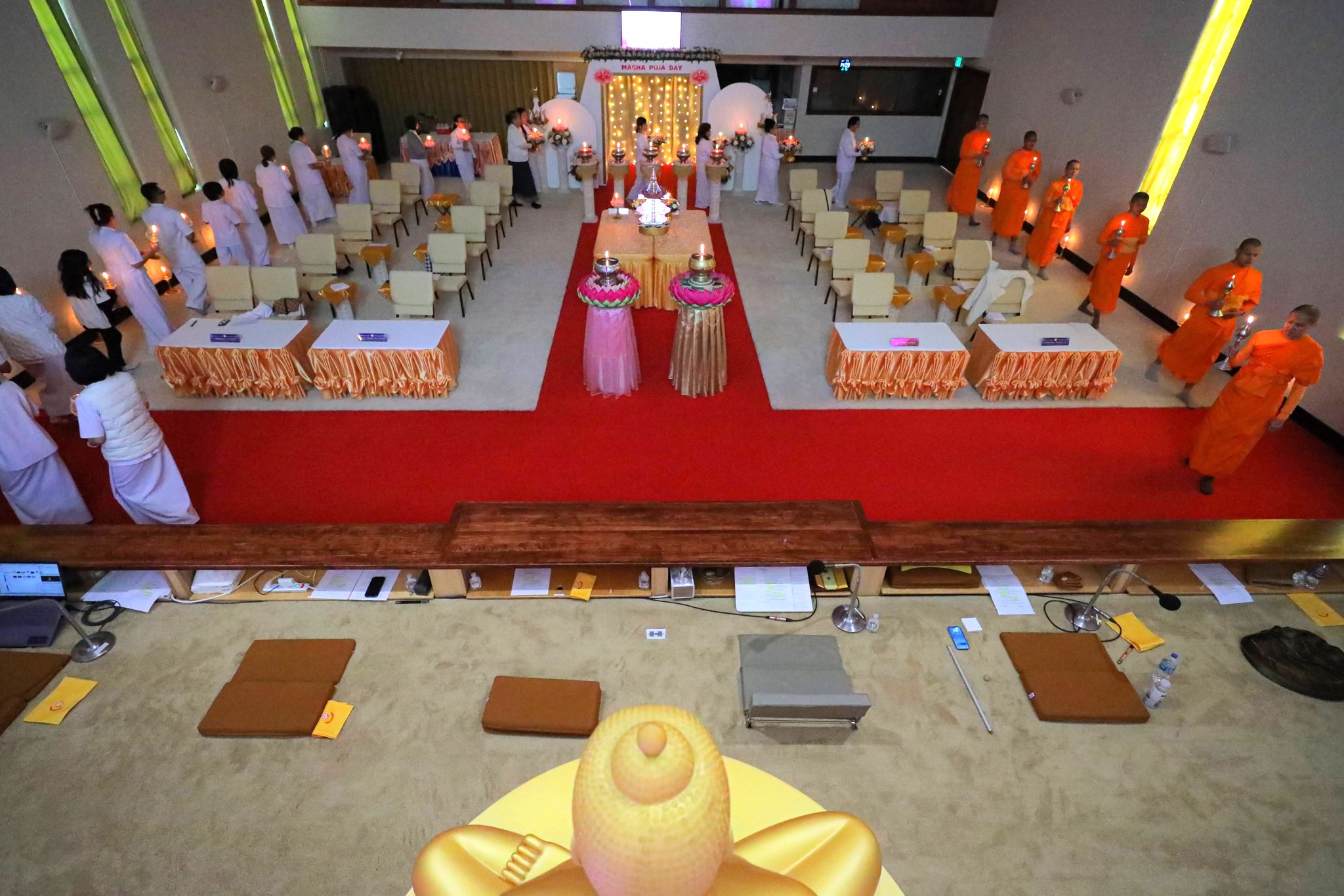 วัดพระธรรมกายแคนซัส จัดงานบุญวันมาฆบูชา