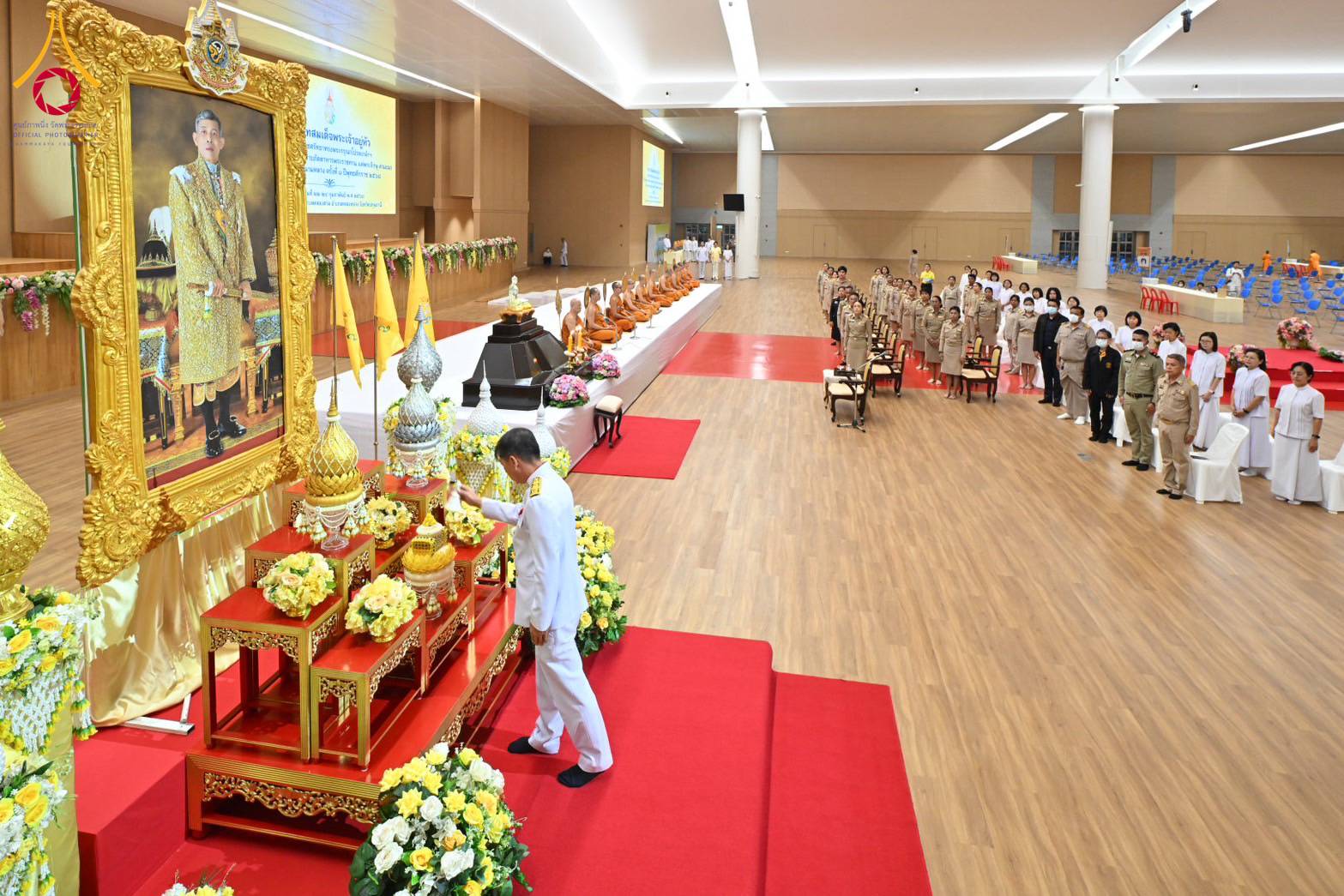 ภัตตาหารพระราชทาน แด่พระภิกษุ สามเณร ในการสอบบาลีสนามหลวง ณ วัดพระธรรมกาย