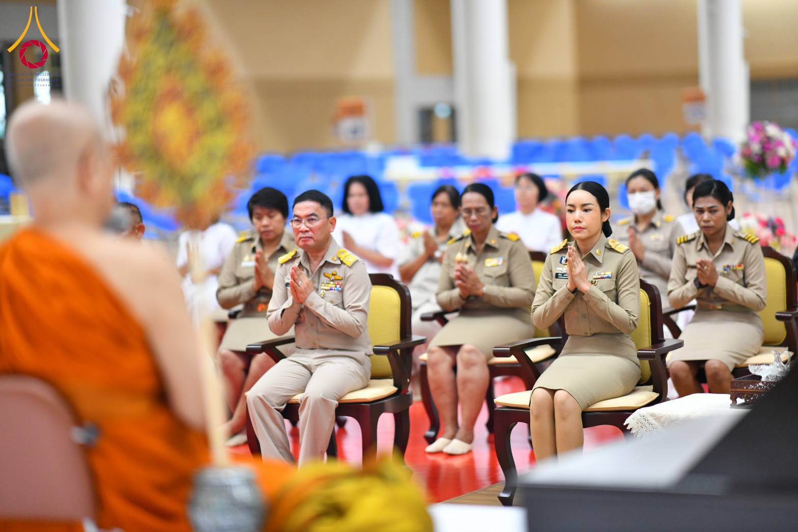 ภัตตาหารพระราชทาน แด่พระภิกษุ สามเณร ในการสอบบาลีสนามหลวง ณ วัดพระธรรมกาย