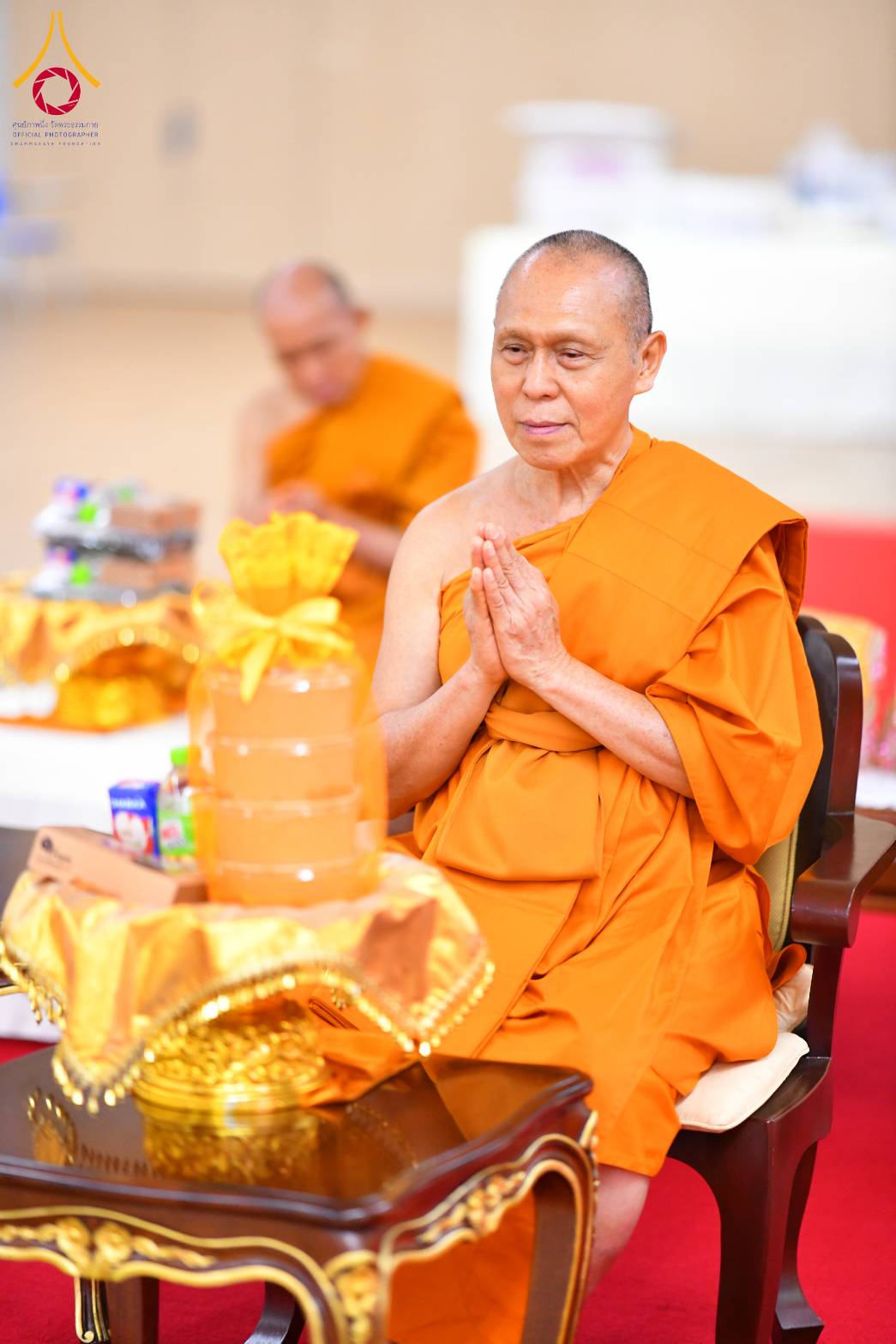 ภัตตาหารพระราชทาน แด่พระภิกษุ สามเณร ในการสอบบาลีสนามหลวง ณ วัดพระธรรมกาย