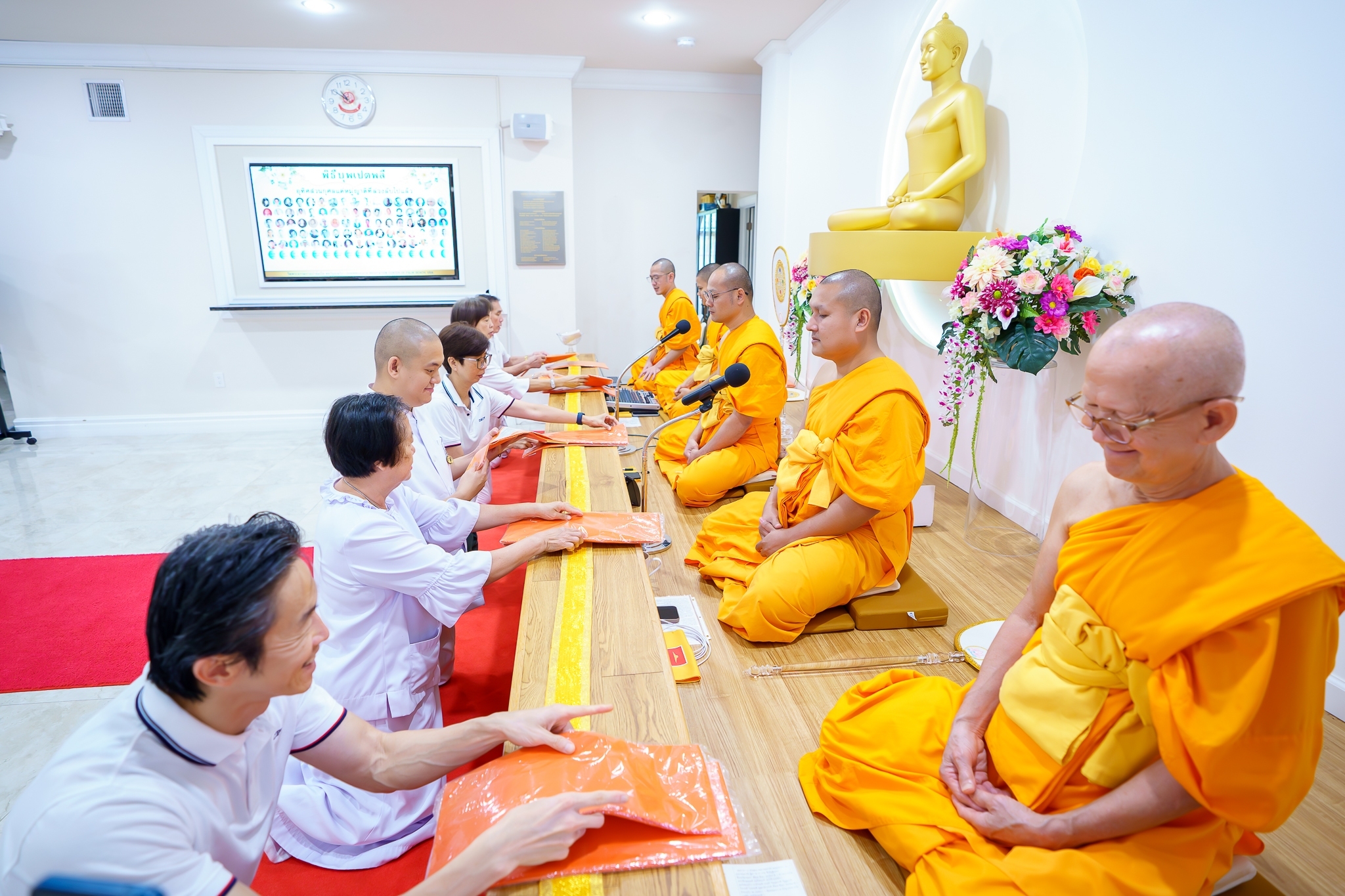 วัดพระธรรมกายปาล์มบีช จัดงานบุญวันอาทิตย์