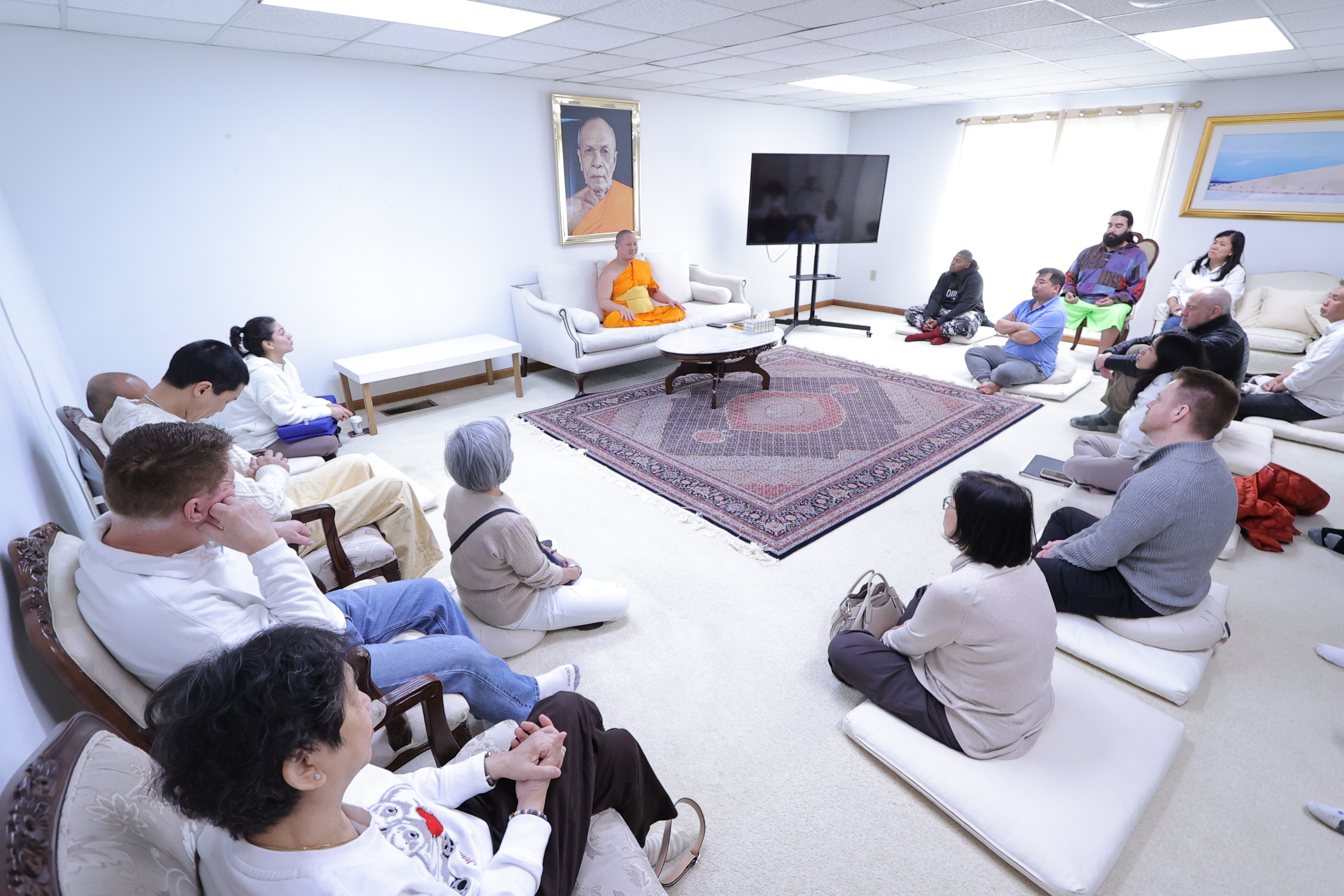 วัดพระธรรมกายจอร์เจีย จัดงานบุญวันอาทิตย์