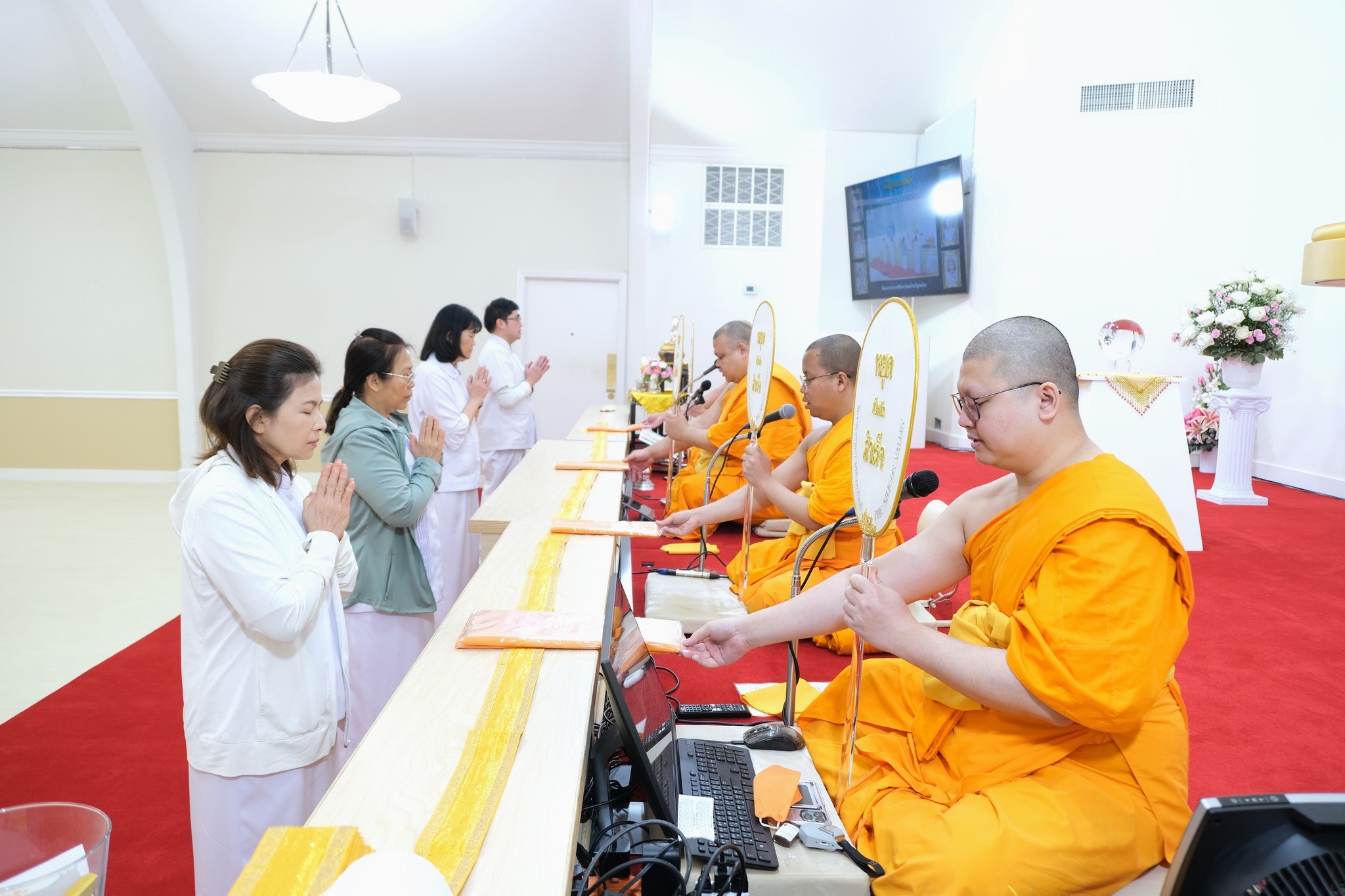 วัดพระธรรมกายซิลิคอนวัลเลย์ จัดงานบุญวันอาทิตย์