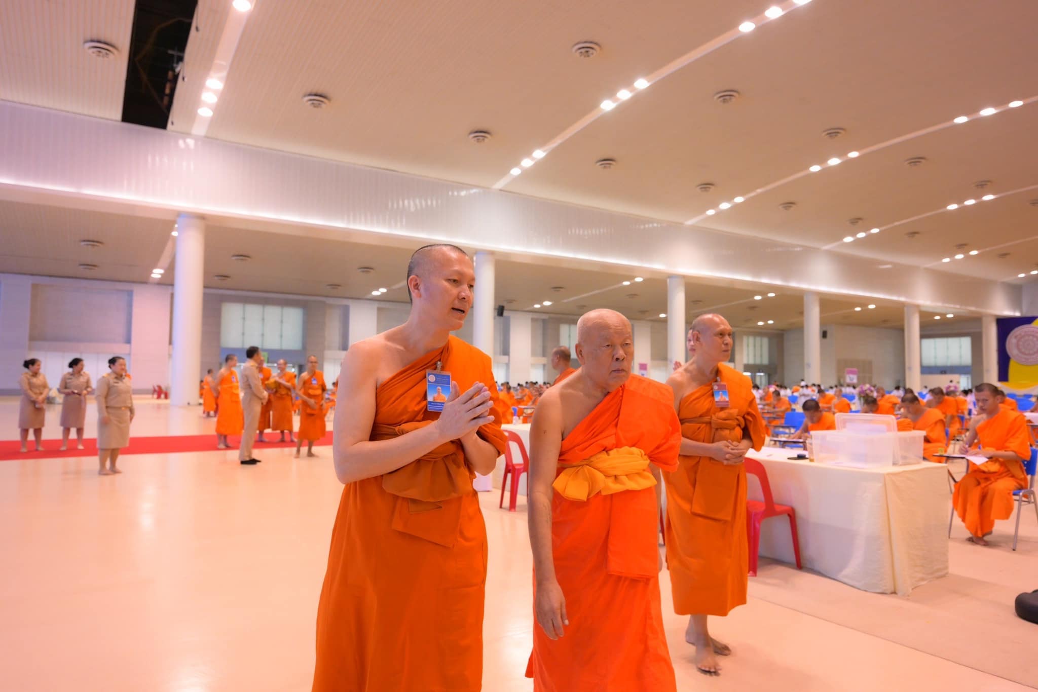 กรรมการมหาเถรสมาคม ตรวจเยี่ยมสนามสอบบาลีวัดพระธรรมกาย