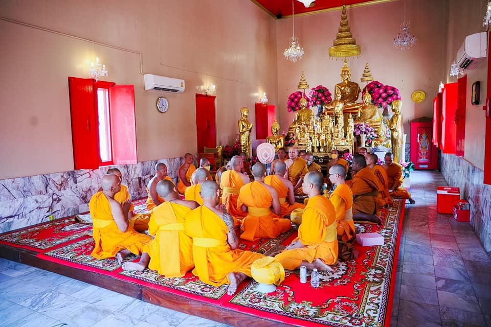 ศูนย์อบรมเยาวชนลาดหลุมแก้ว จัดโครงการอุปสมบทหมู่ ประจำเดือนกุมภาพันธ์