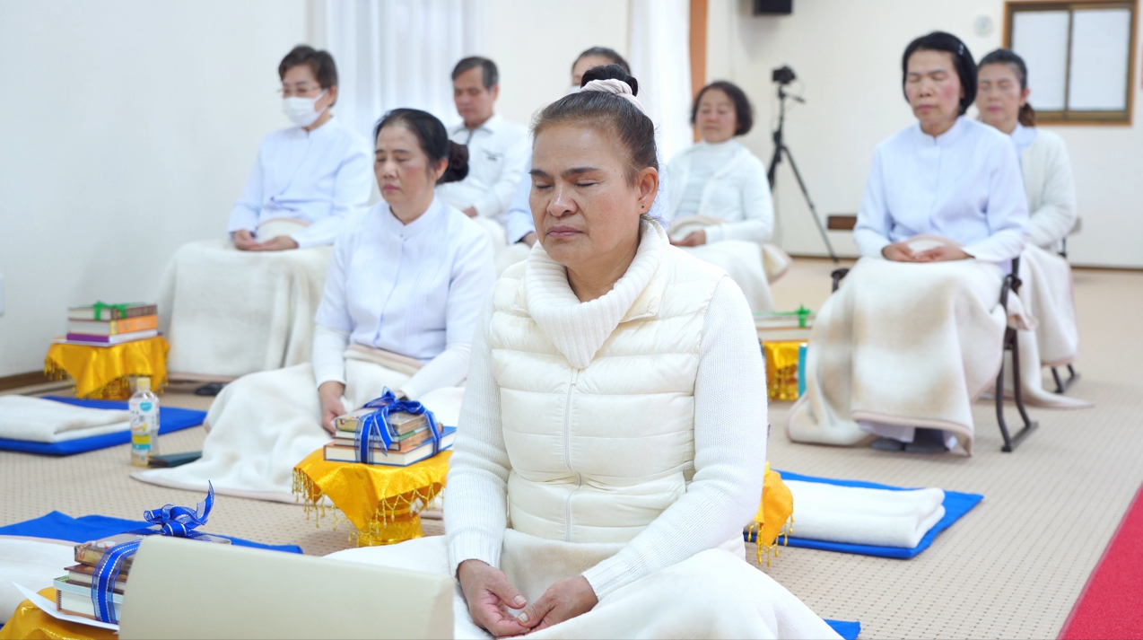 วัดภาวนานางาโน่ จัดพิธีถวายกองบุญปัญญาบารมี