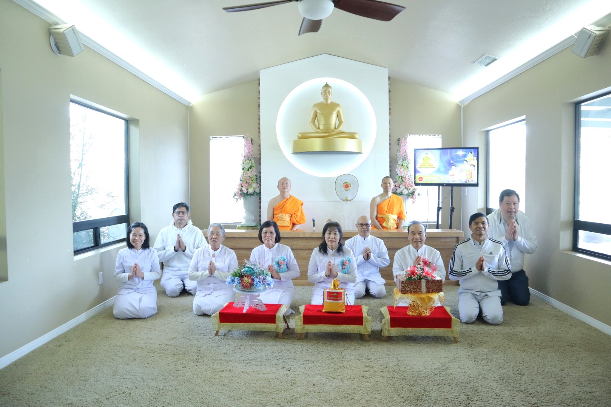 วัดภาวนาซานดิเอโก จัดงานบุญวันอาทิตย์