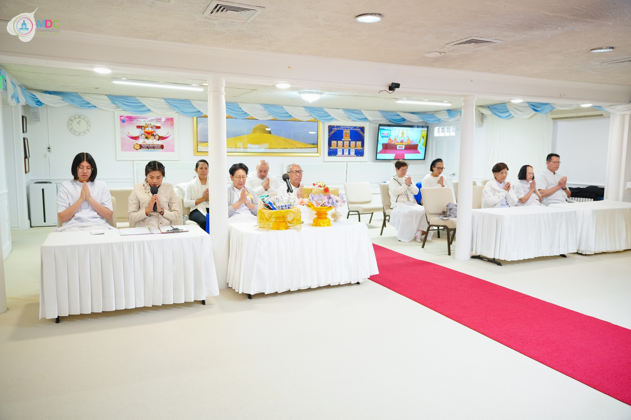 วัดพระธรรมกายดีซี จัดงานบุญวันอาทิตย์