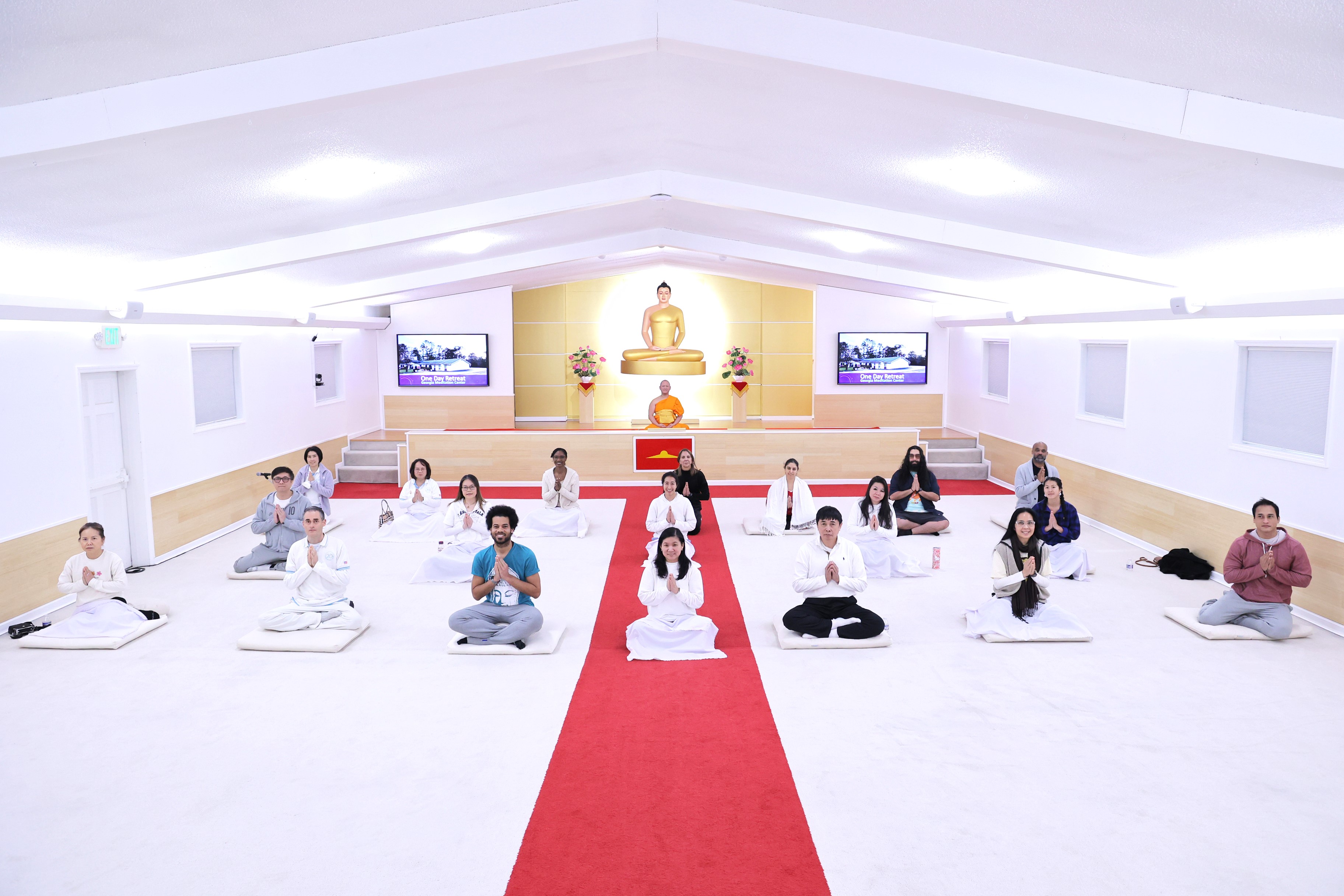 วัดพระธรรมกายจอร์เจีย จัดกิจกรรม 1 Day Meditation Retreat