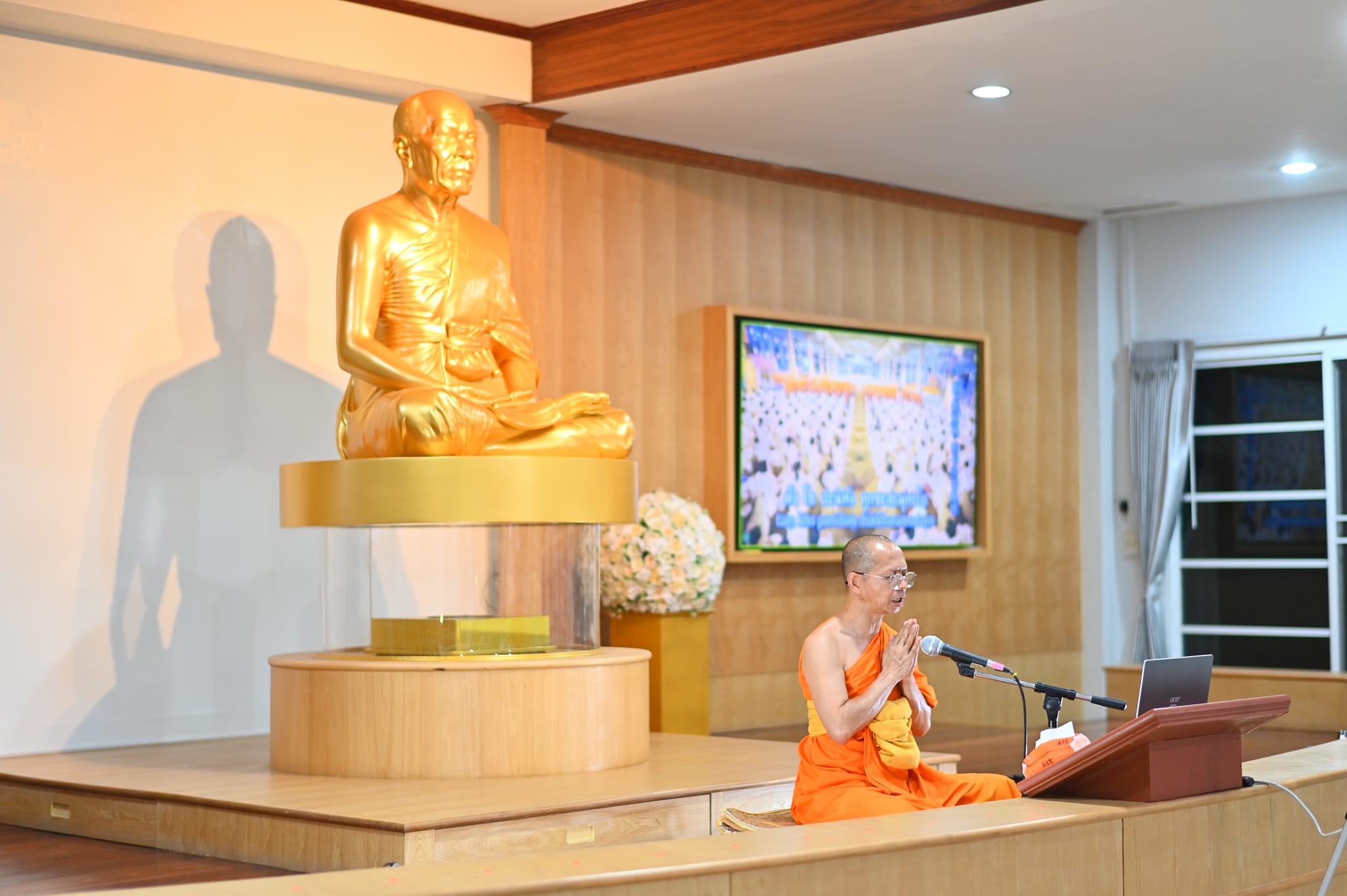 ศูนย์ปฏิบัติธรรมพนมสารคาม จัดปฏิบัติธรรมประจำสัปดาห์