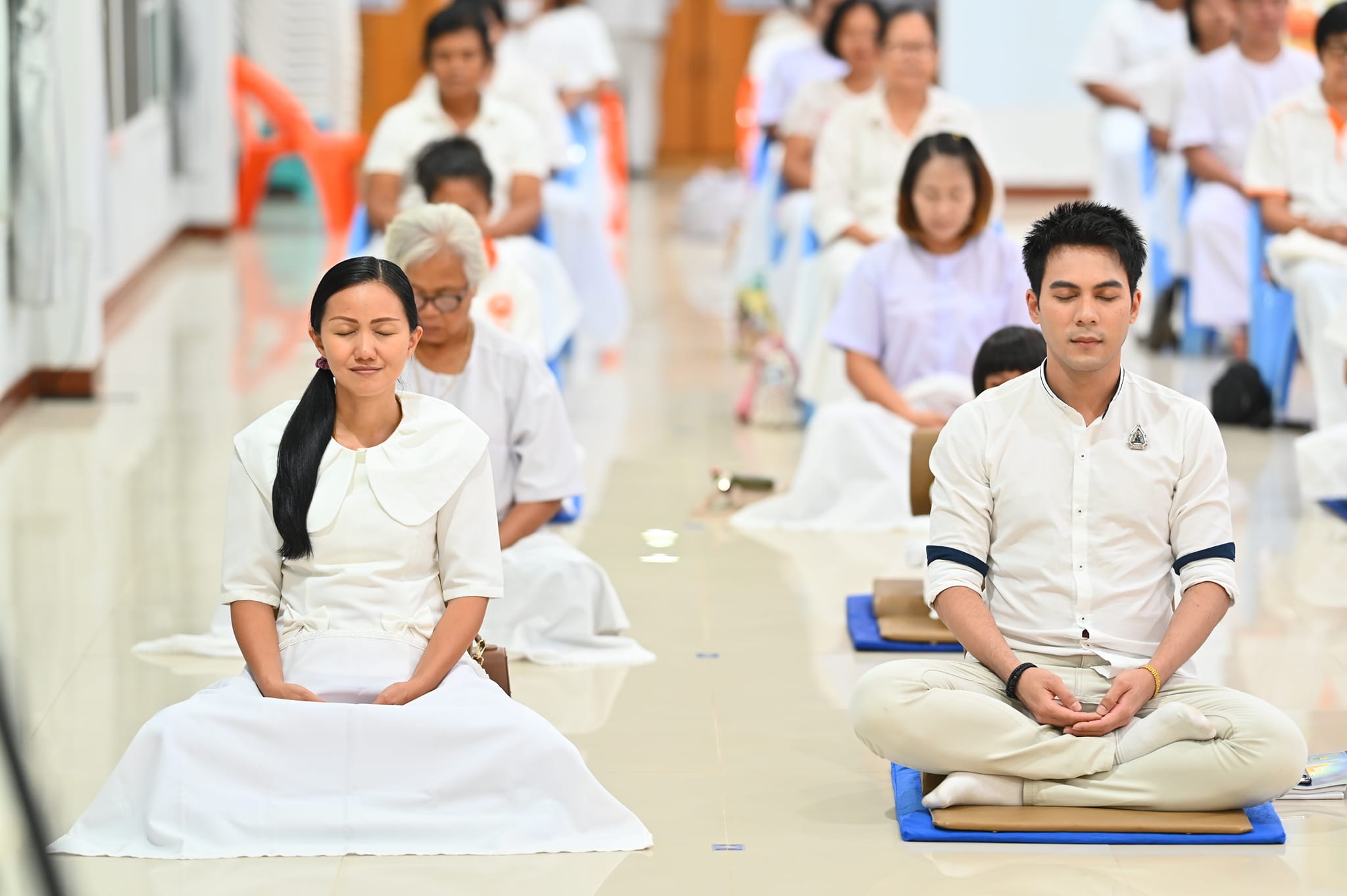 ศูนย์ปฏิบัติธรรมพนมสารคาม จัดปฏิบัติธรรมประจำสัปดาห์