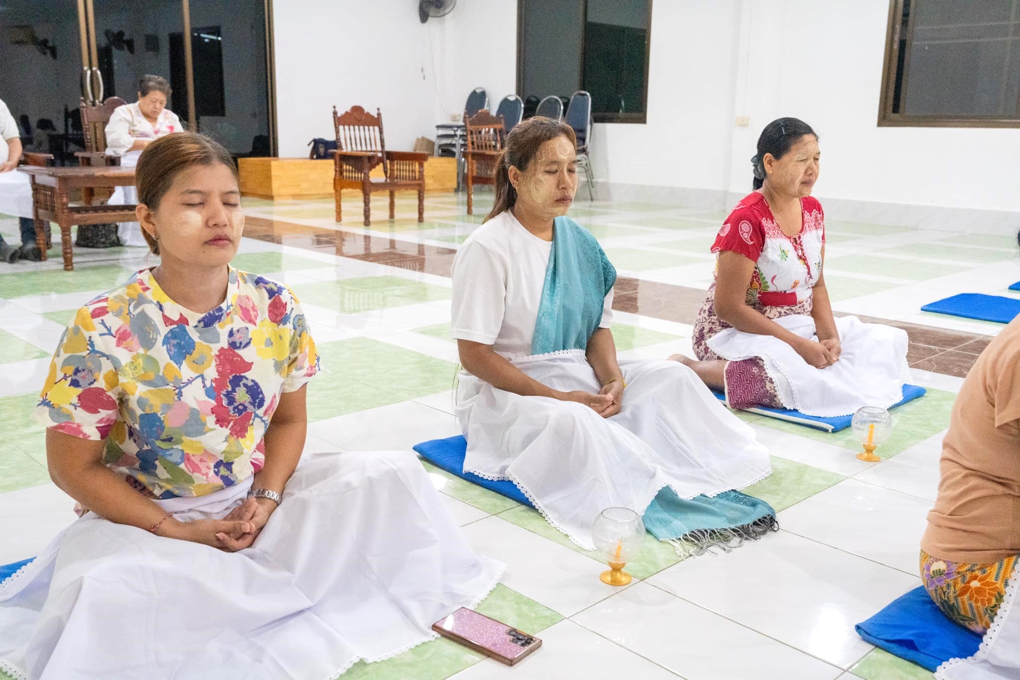 ศูนย์ปฏิบัติธรรมสุราษฎร์ธานี จัดกิจกรรมงานบุญวันพระ