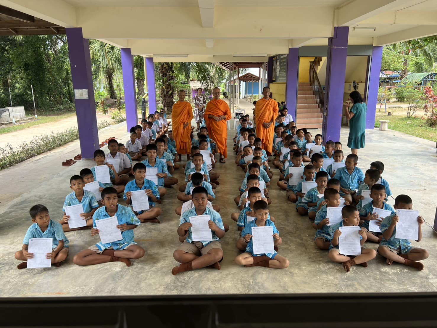 บรรยากาศชวนบวชสามเณรภาคฤดูร้อน จ.ระนอง