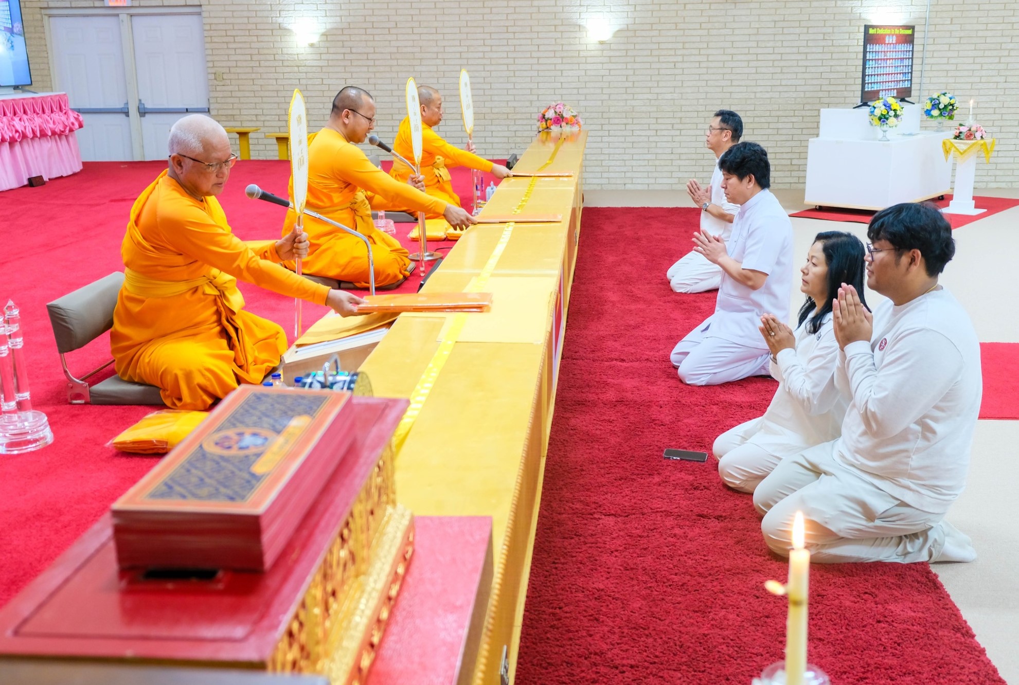 วัดพระธรรมกายเท็กซัส จัดพิธีบุพเปตพลี