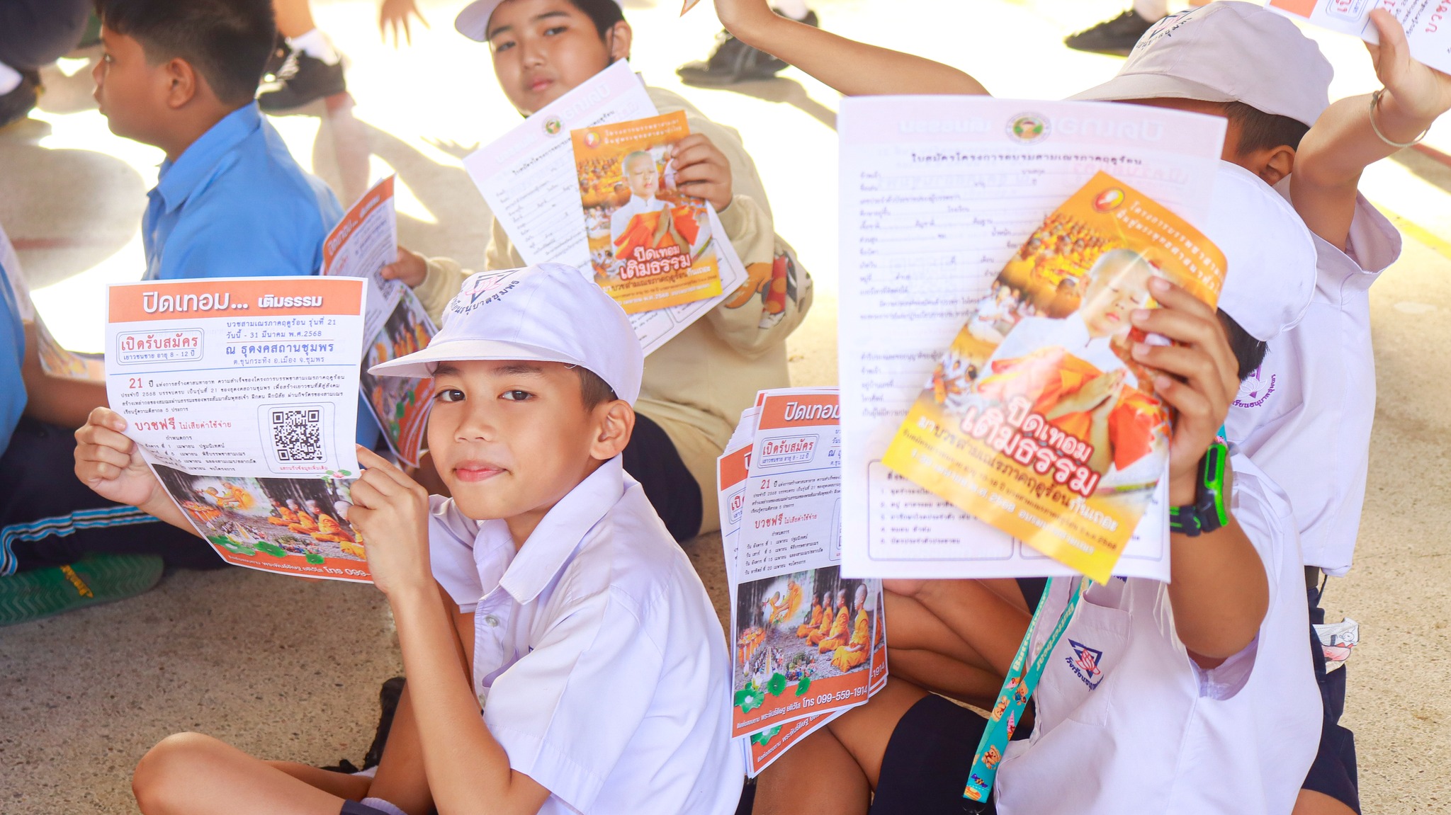 บรรยากาศชวนบวชสามเณรภาคฤดูร้อน จ.ชุมพร