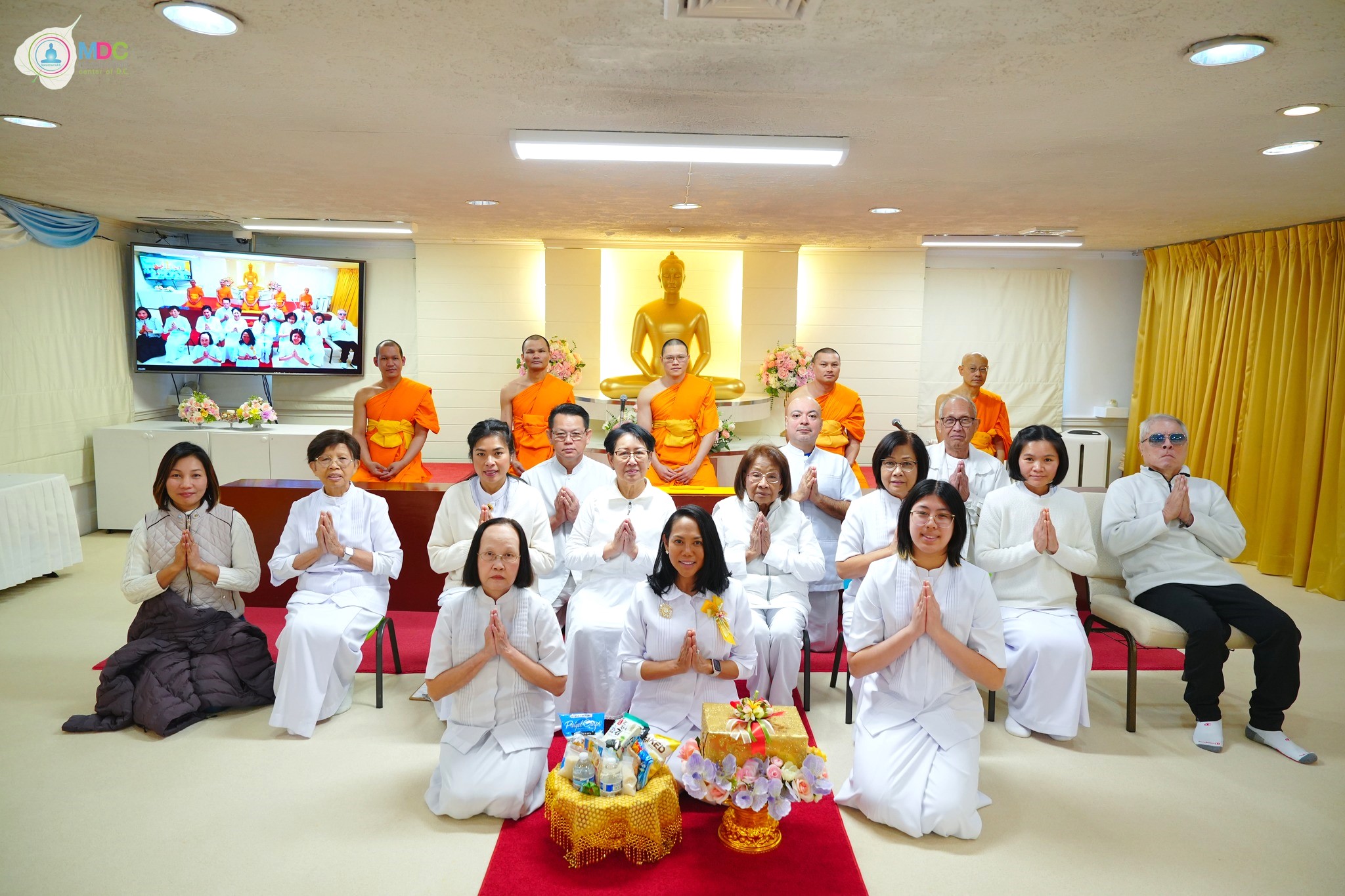 วัดพระธรรมกายดีซี จัดงานบุญวันอาทิตย์