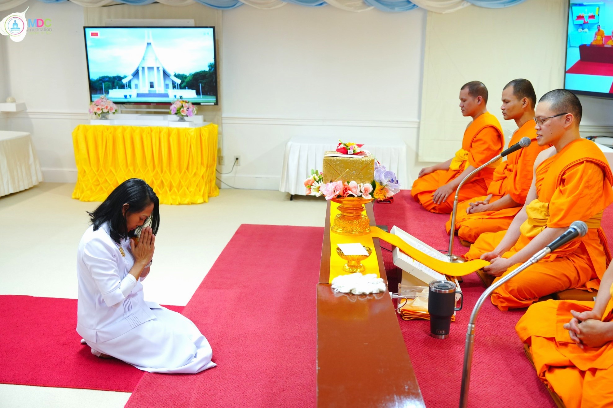 วัดพระธรรมกายดีซี จัดงานบุญวันอาทิตย์
