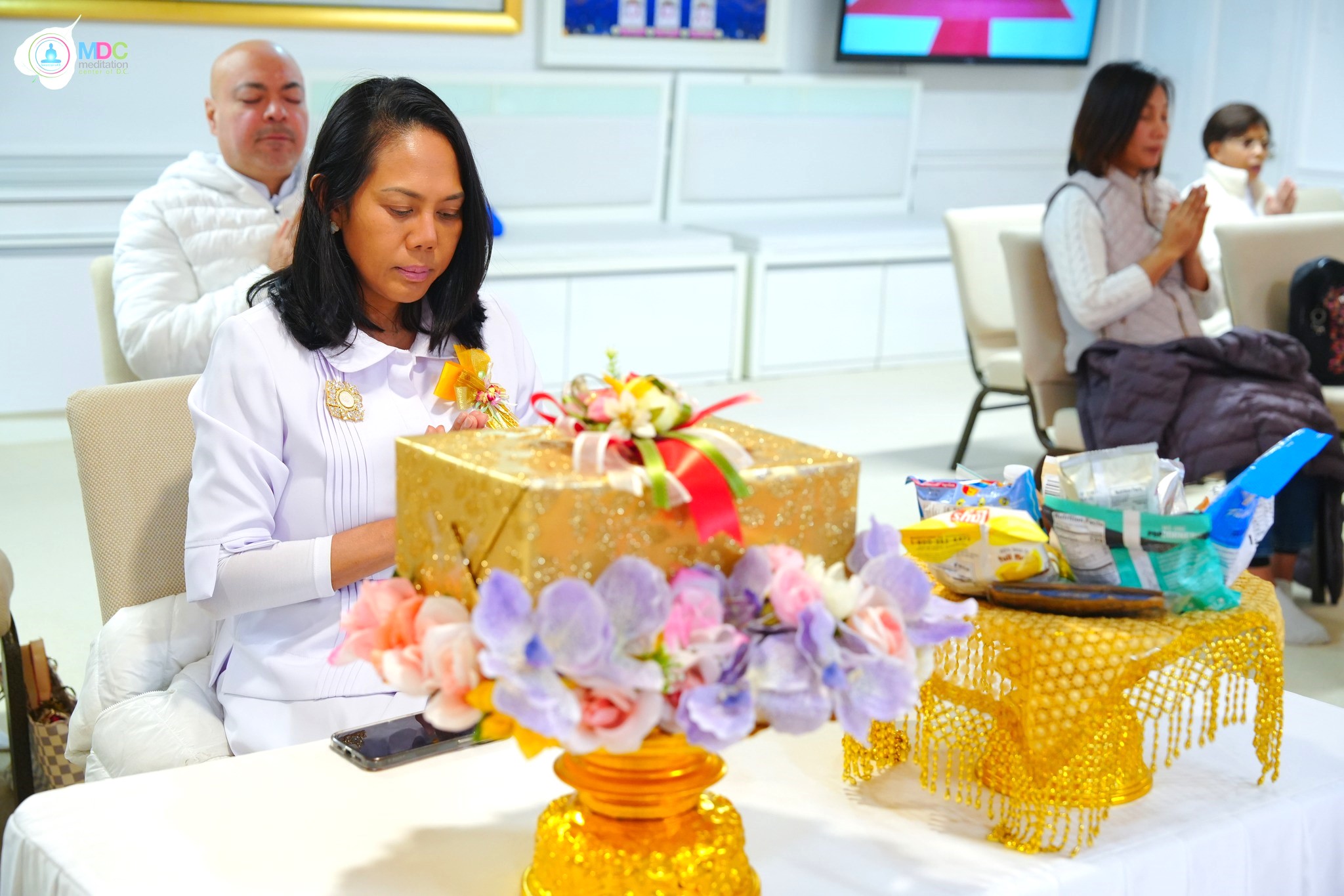 วัดพระธรรมกายดีซี จัดงานบุญวันอาทิตย์