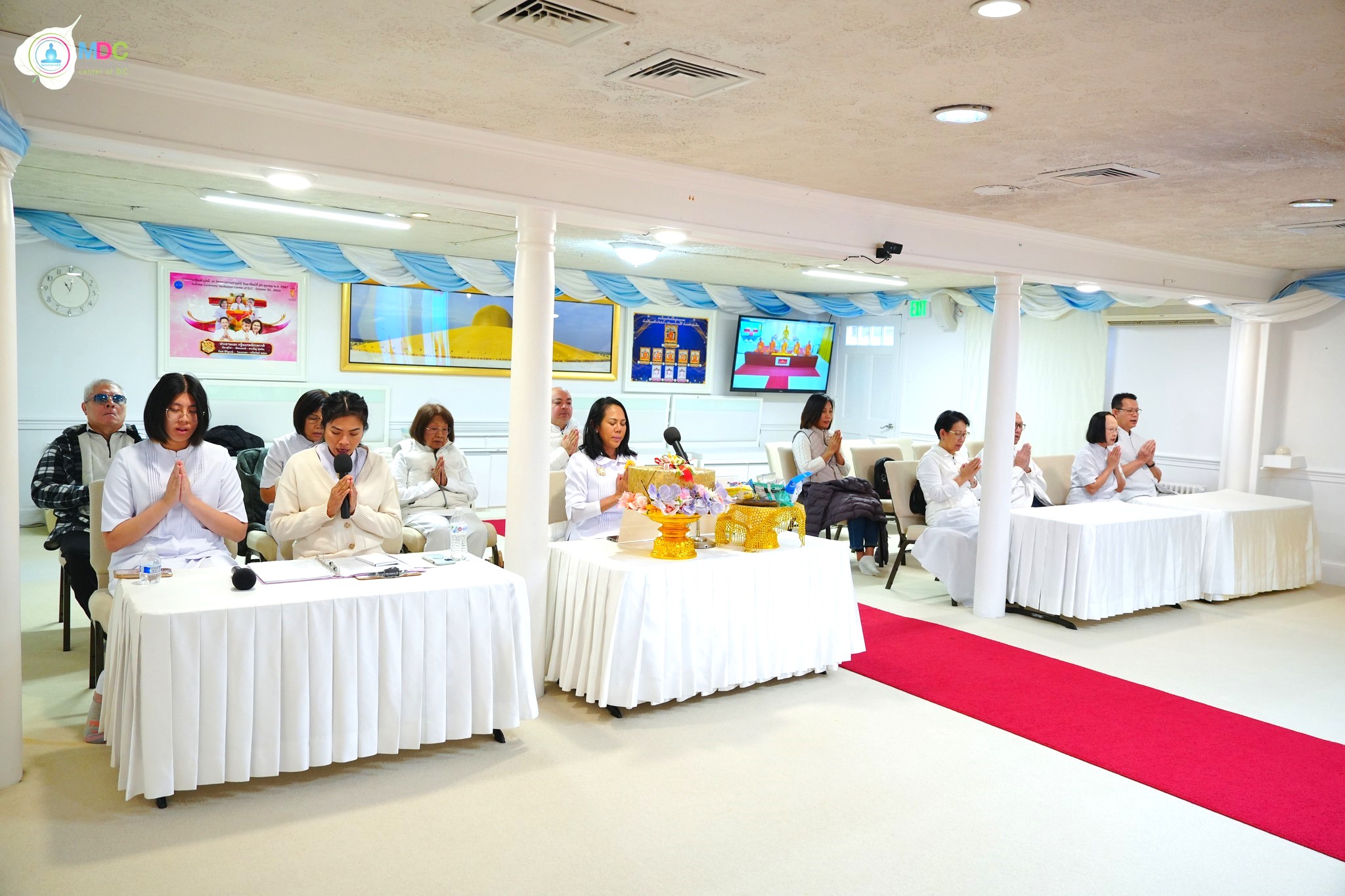 วัดพระธรรมกายดีซี จัดงานบุญวันอาทิตย์