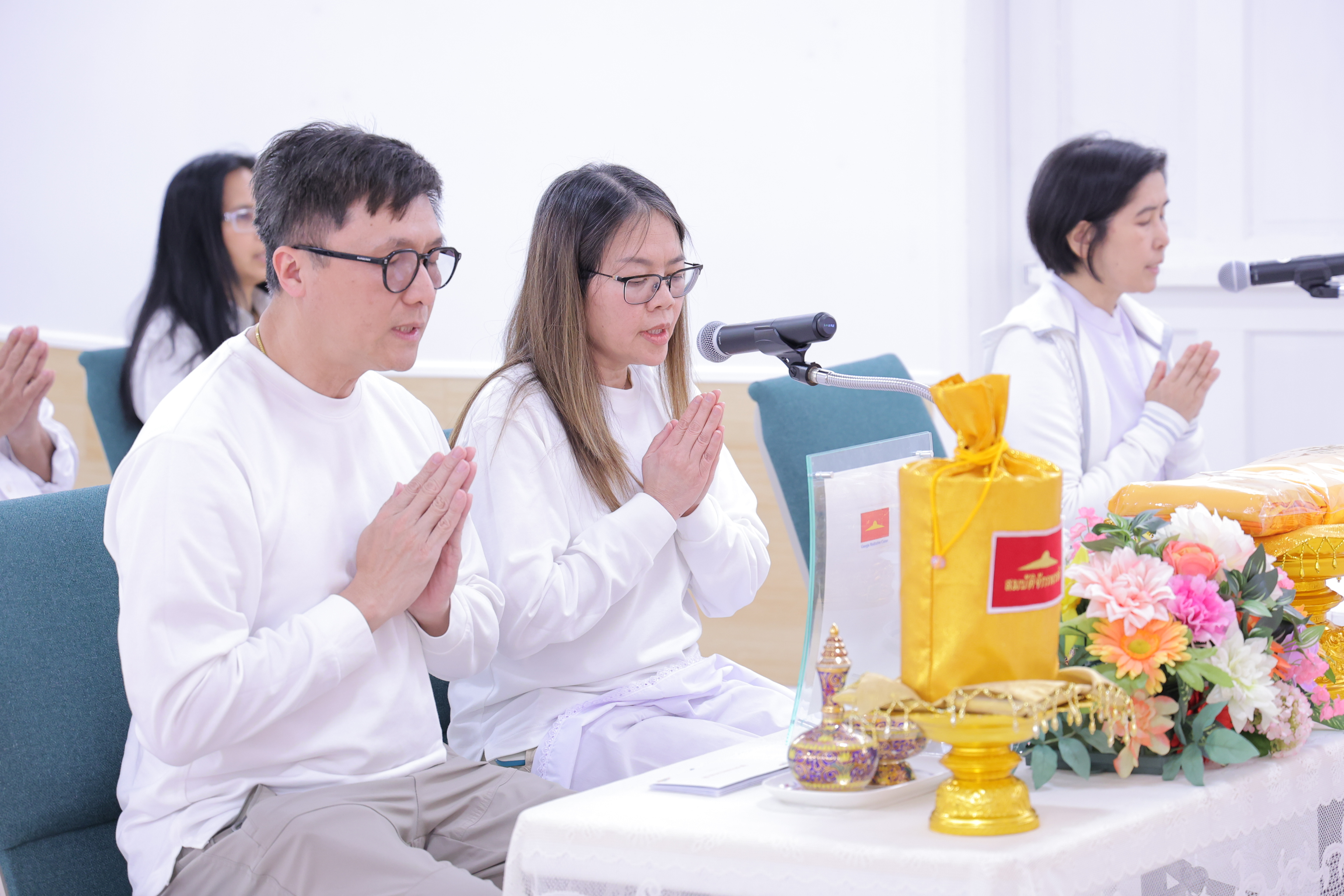 วัดพระธรรมกายจอร์เจีย จัดพิธีบำเพ็ญกุศล ครบ 50 วัน อุทิศบุญแด่กัลยาณมิตร ภวินท์ ตั้งทวีกูล