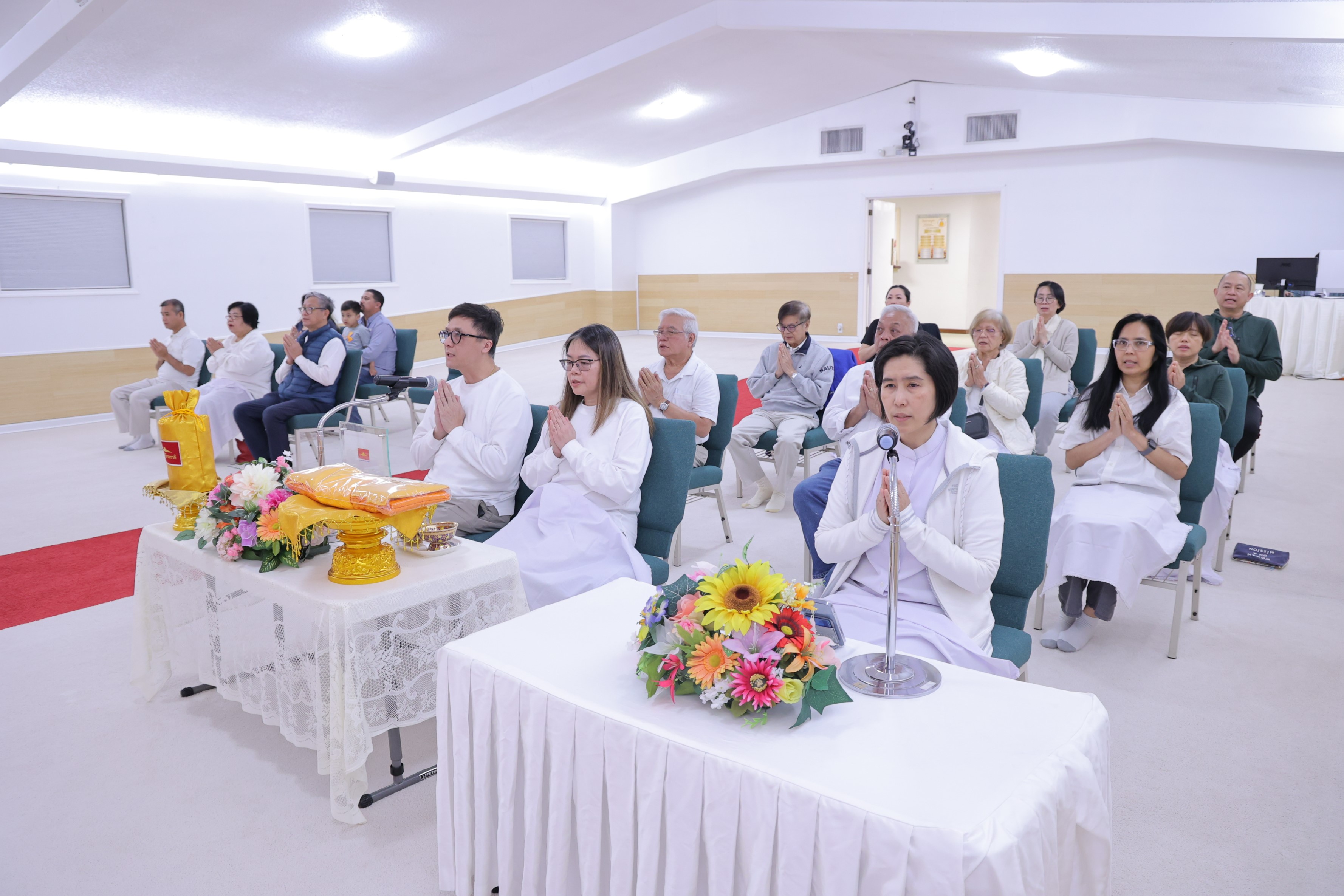 วัดพระธรรมกายจอร์เจีย จัดพิธีบำเพ็ญกุศล ครบ 50 วัน อุทิศบุญแด่กัลยาณมิตร ภวินท์ ตั้งทวีกูล