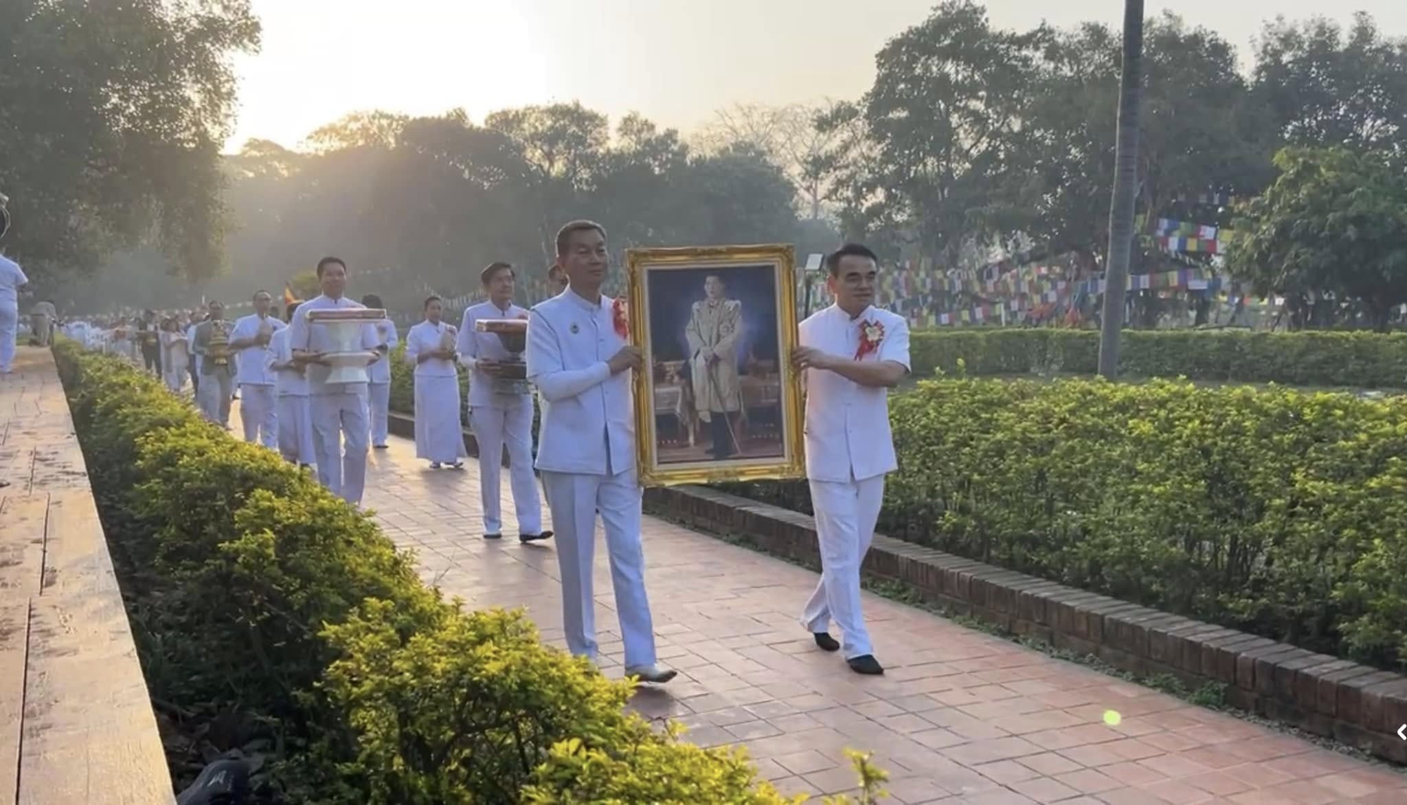 พิธีบรรพชา สามเณร 500 รูป ณ วิหารมายาเทวี สวนลุมพินี ประเทศเนปาล