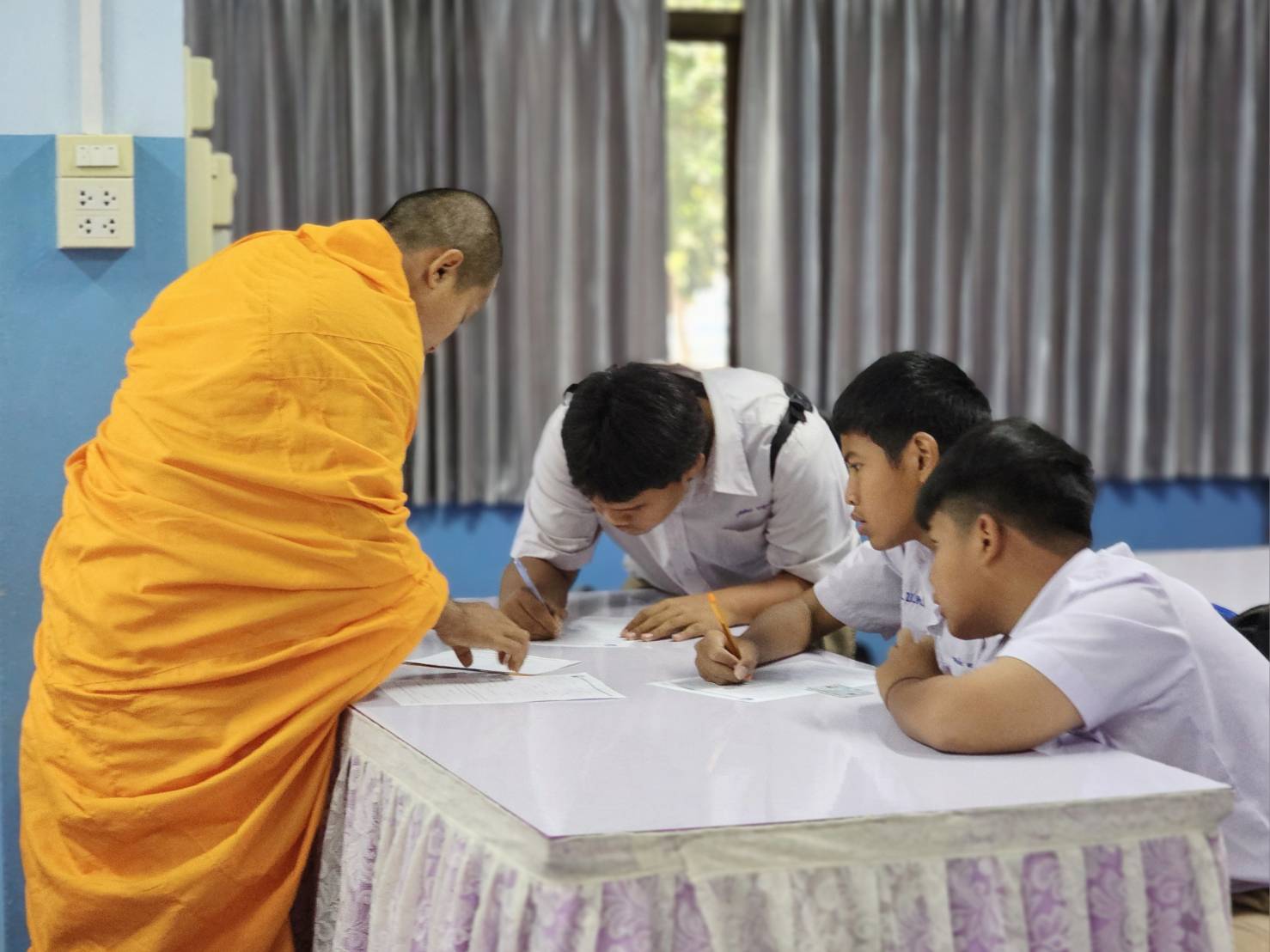 บรรยากาศชวนบวชสามเณรภาคฤดูร้อน จ.พระนครศรีอยุธยา