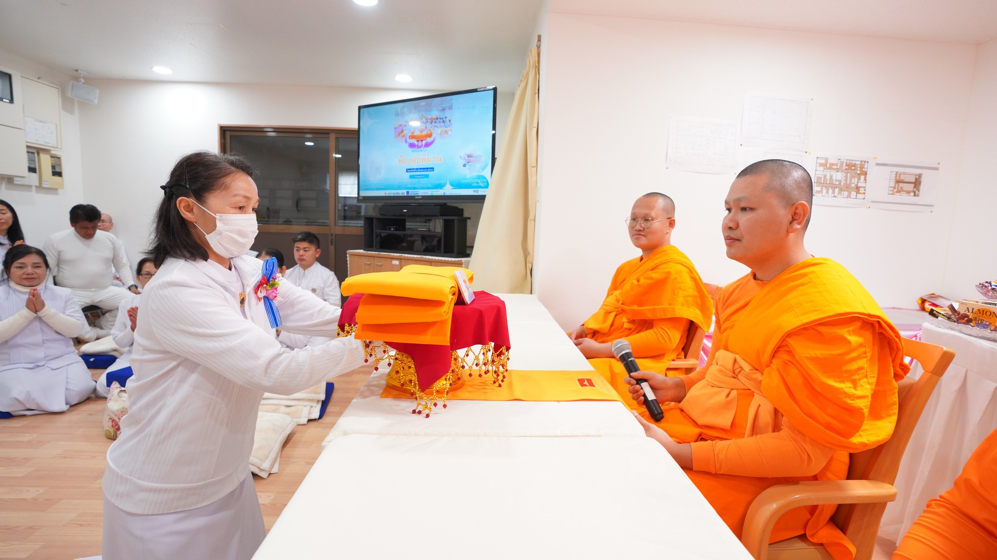 วัดพระธรรมกายโอซาก้า จัดงานบุญบูชาข้าวพระ