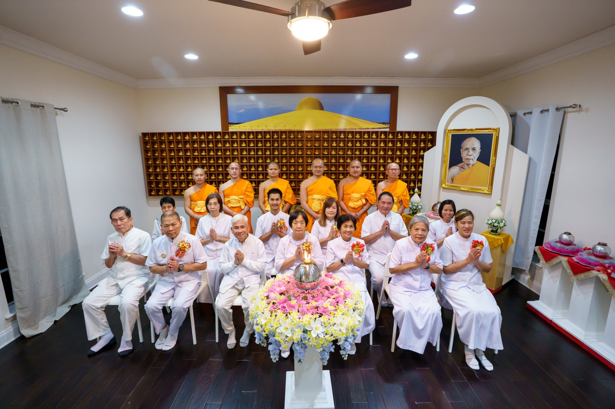 วัดพระธรรมกายปาล์มบีช จัดงานบุญบูชาข้าวพระ