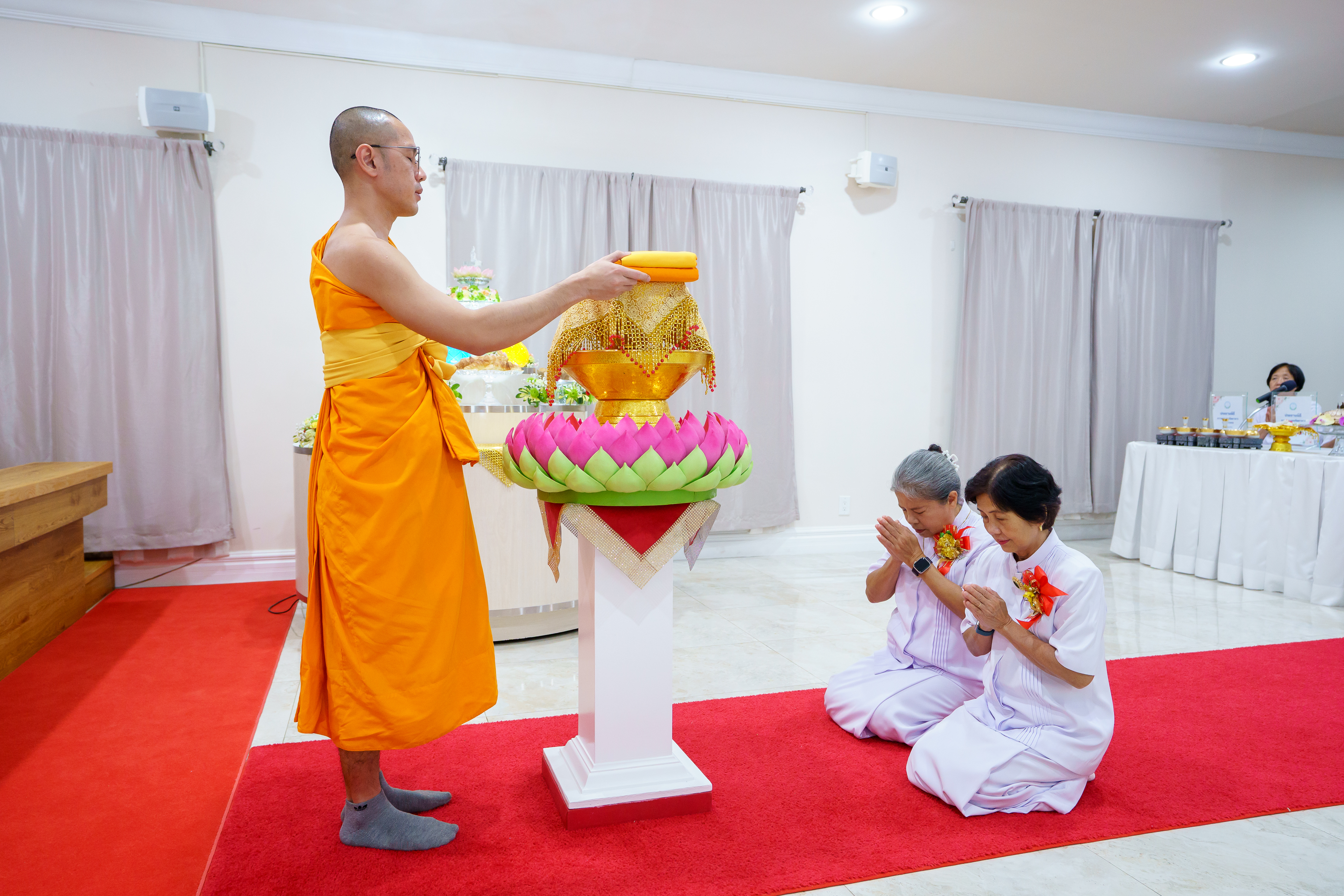 วัดพระธรรมกายปาล์มบีช จัดงานบุญบูชาข้าวพระ