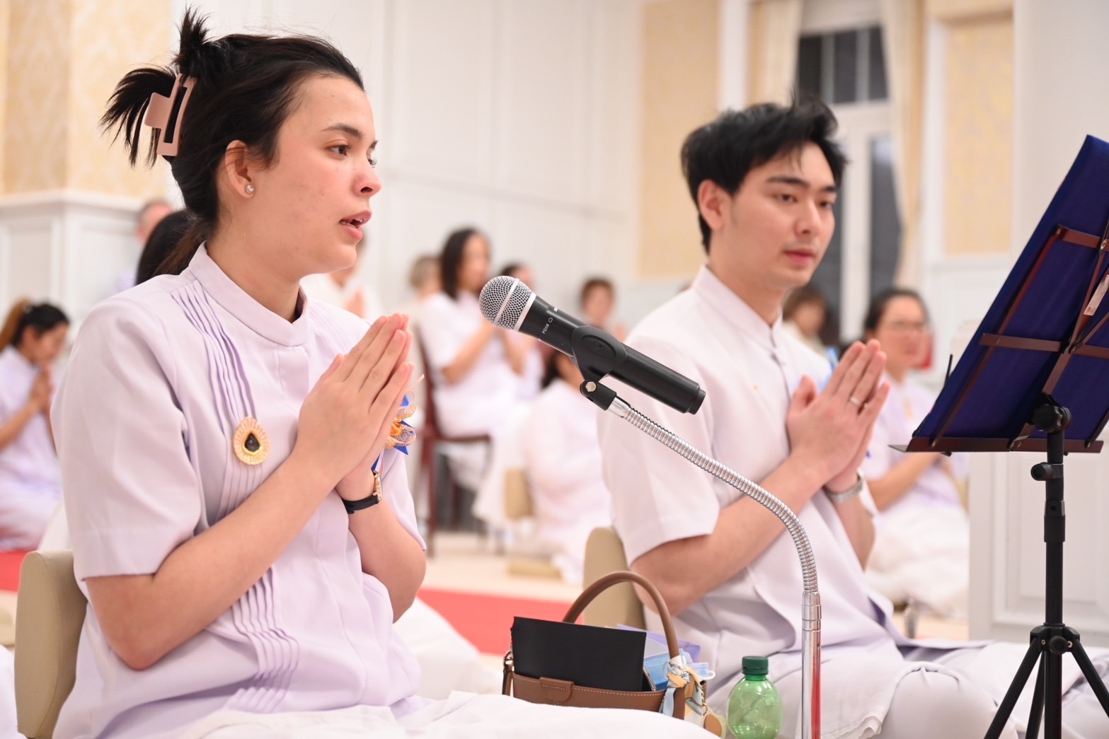 วัดพระธรรมกายสวิตเซอร์แลนด์ จัดพิธีบูชาข้าวพระ
