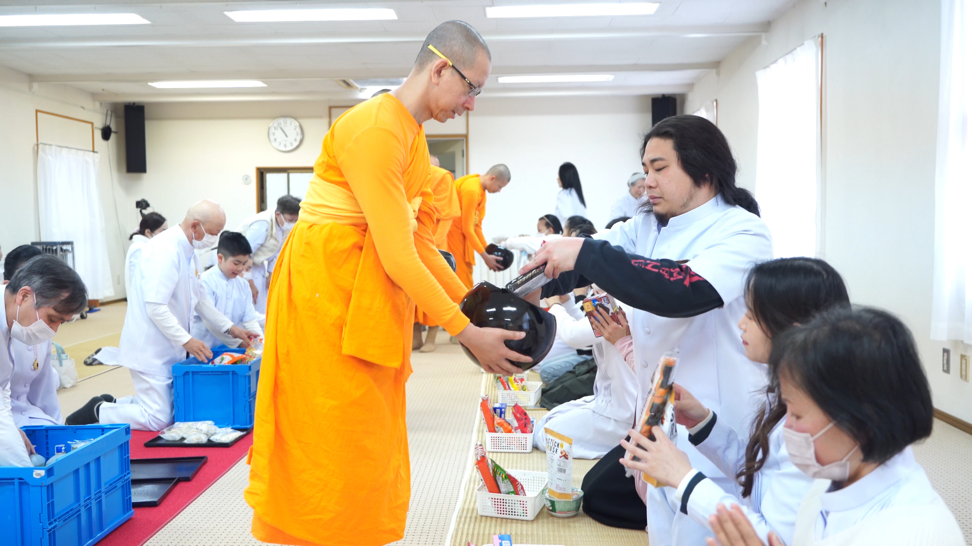 วัดภาวนานางาโน่ จัดงานบุญบูชาข้าวพระ